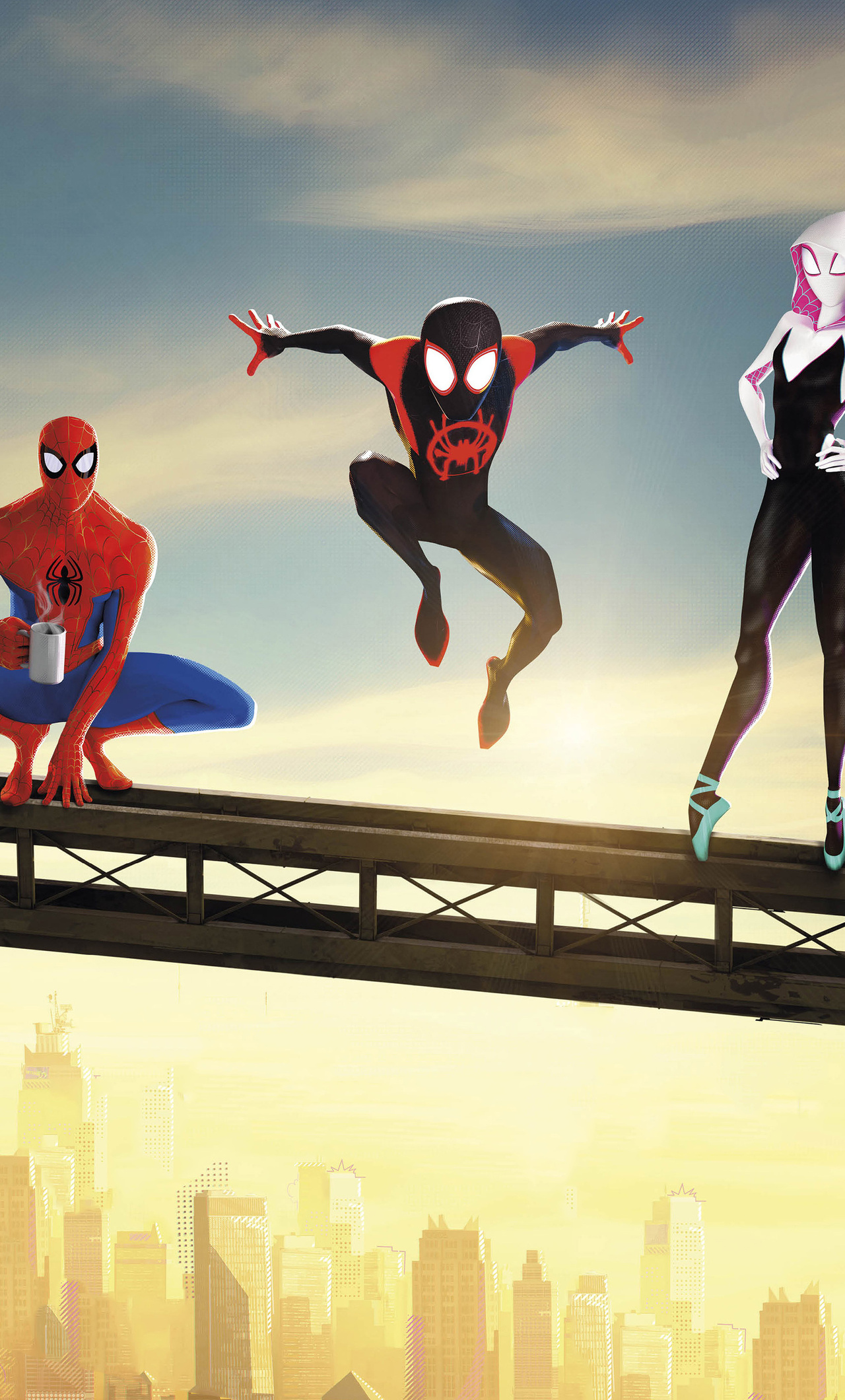 1280x2120 Spiderman Into The Spider Verse Movie Poster