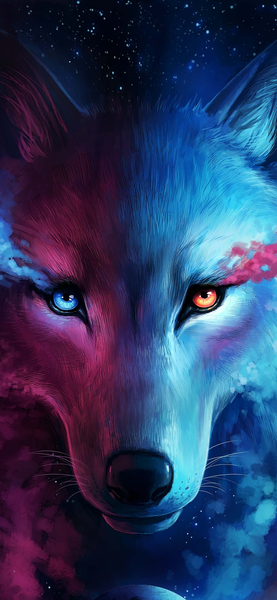 Featured image of post Iphone Wallpaper Galaxy Wolf Hintergrundbilder Sparkle blue dreamcatcher galaxy iphone android wallpaper i created for the app cocoppa