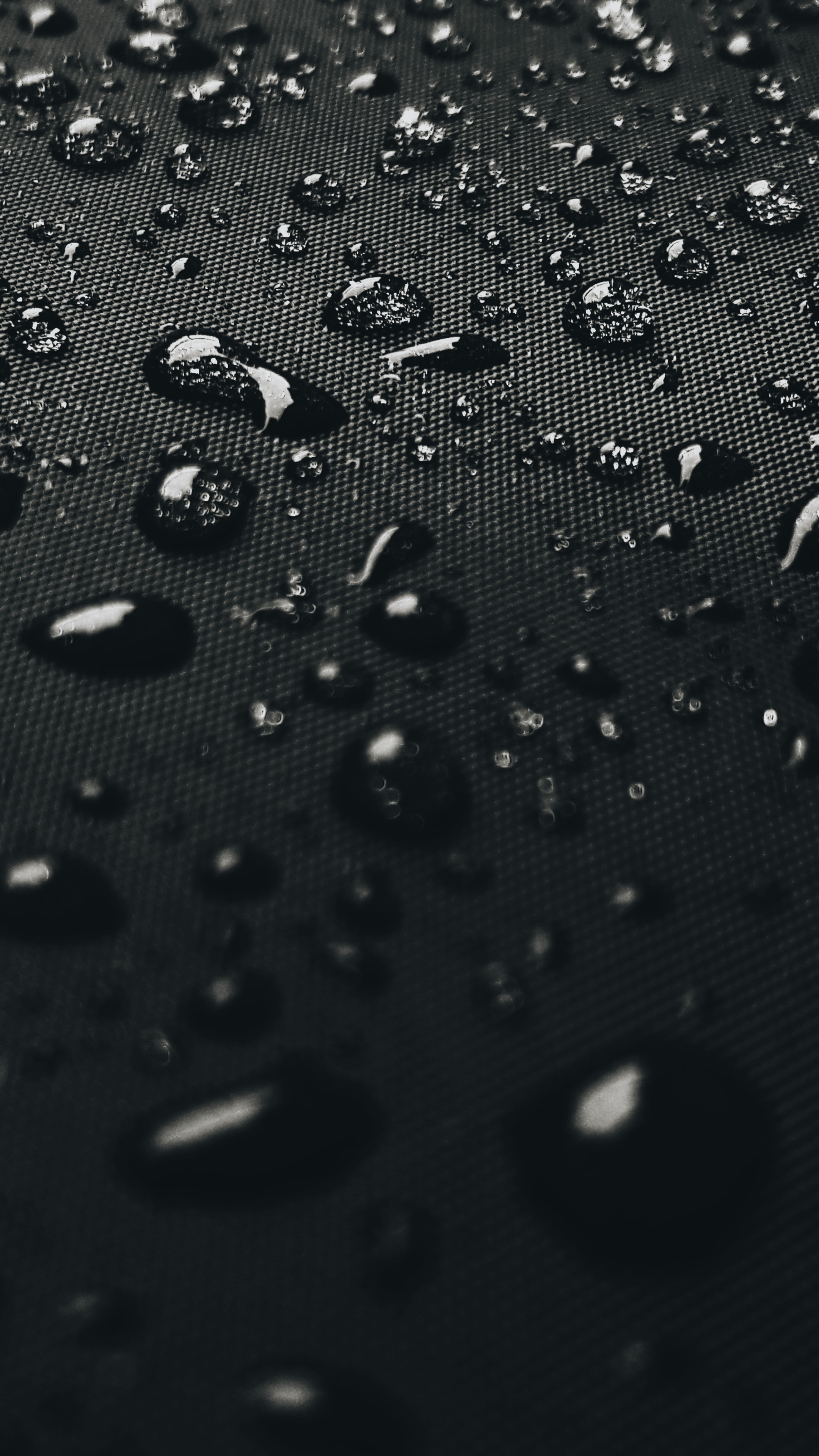 2160x3840 Water Drops On Black  Surface 4k  Sony Xperia  X XZ 