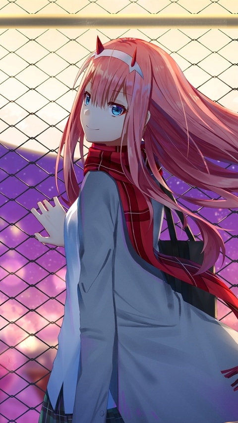 480x854 Zero  Two  Darling In The Franxx Android One HD  4k 