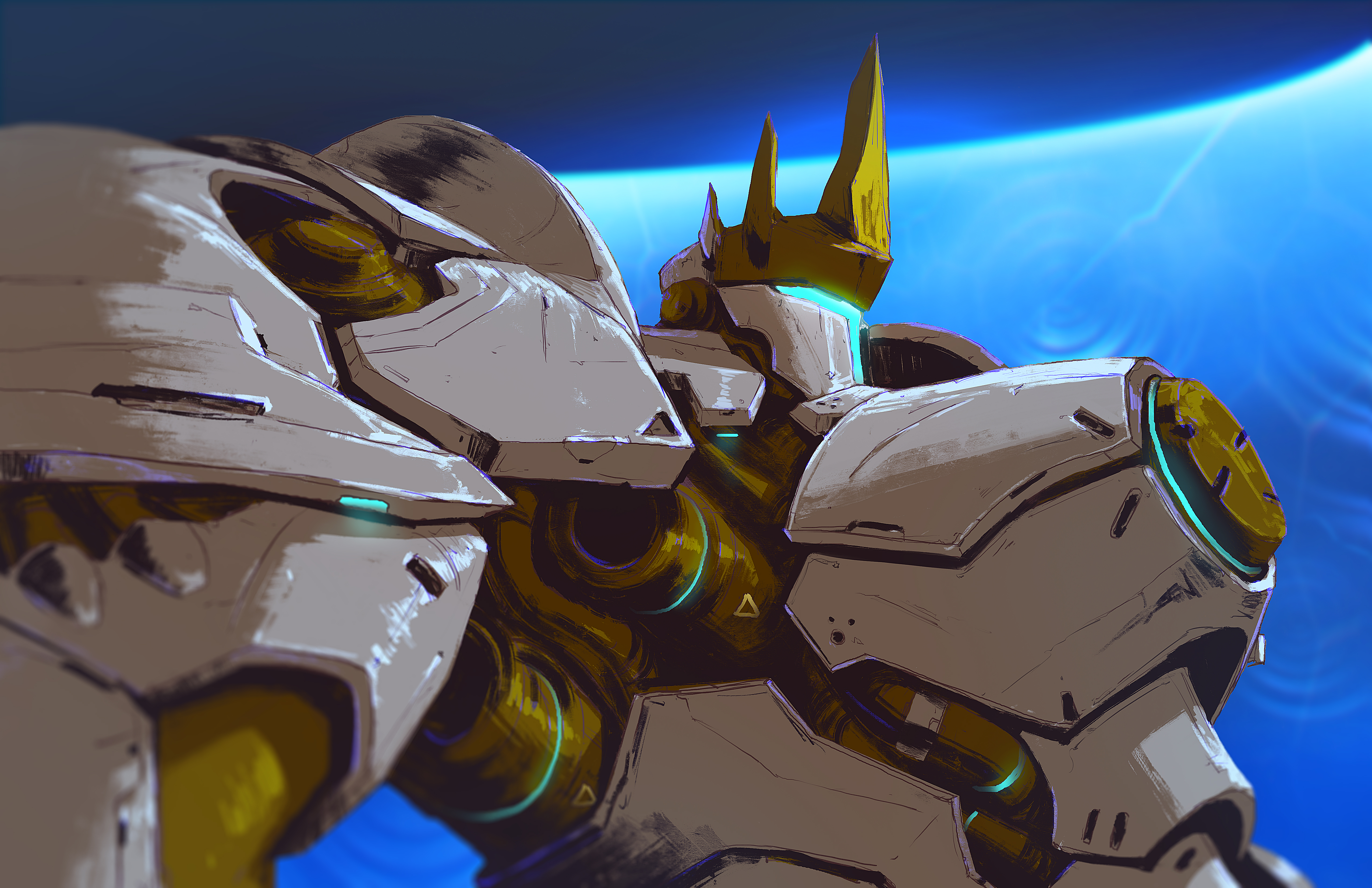 2880x1800 5k Reinhardt Overwatch Macbook Pro Retina HD 4k Wallpapers