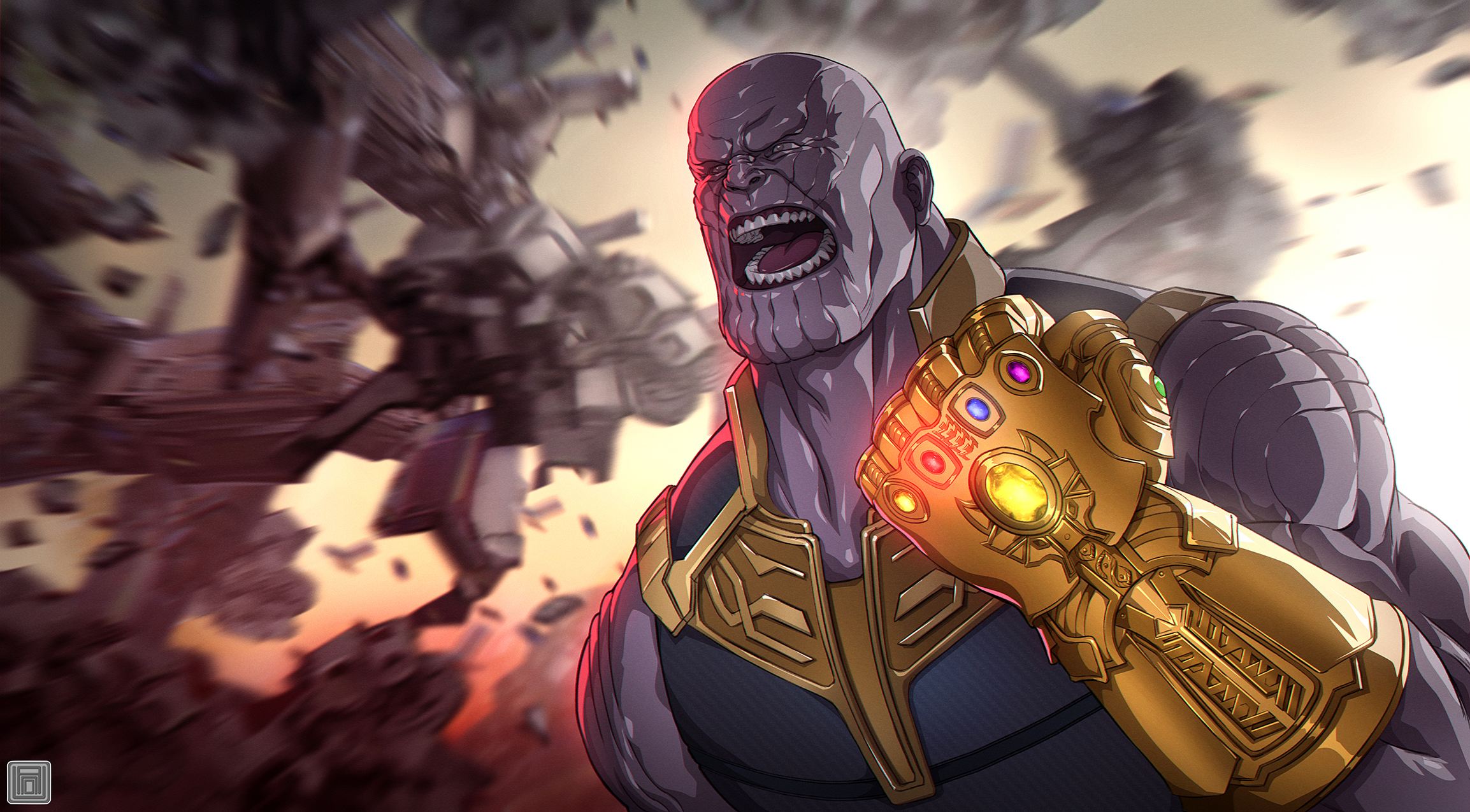 1920x1080 Avengers Infinity War Thanos Gauntlet Artwork 