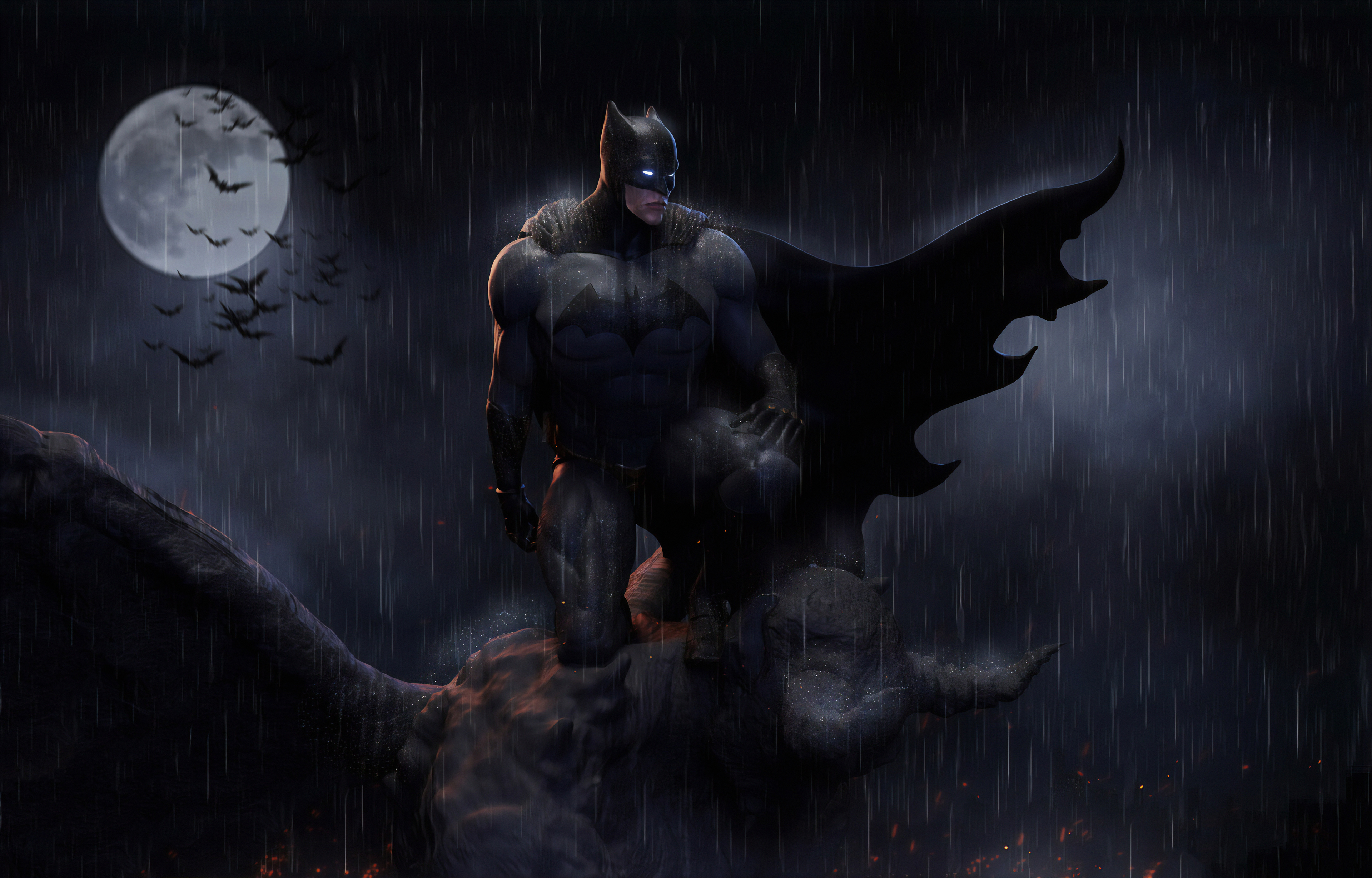 Batman 4k New Night, HD Superheroes, 4k Wallpapers, Images, Backgrounds