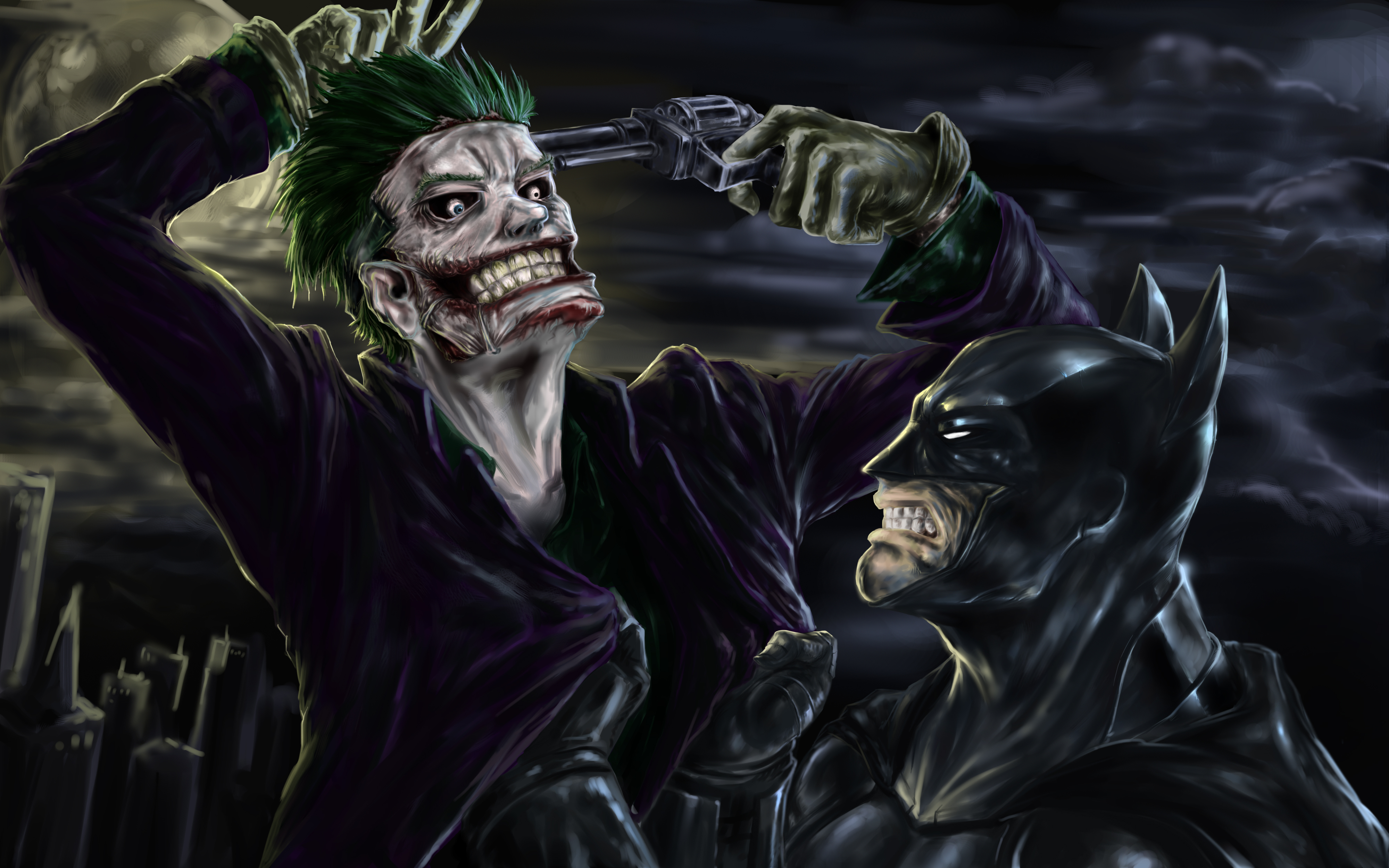 Batman And Joker Wallpaper - #5000383 #batman, #joker, #bane, #hd, #4k