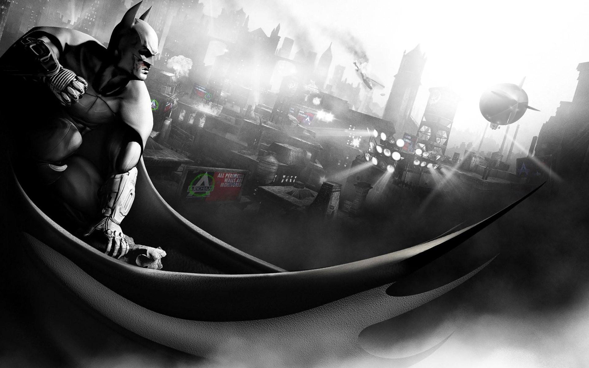 black white batman