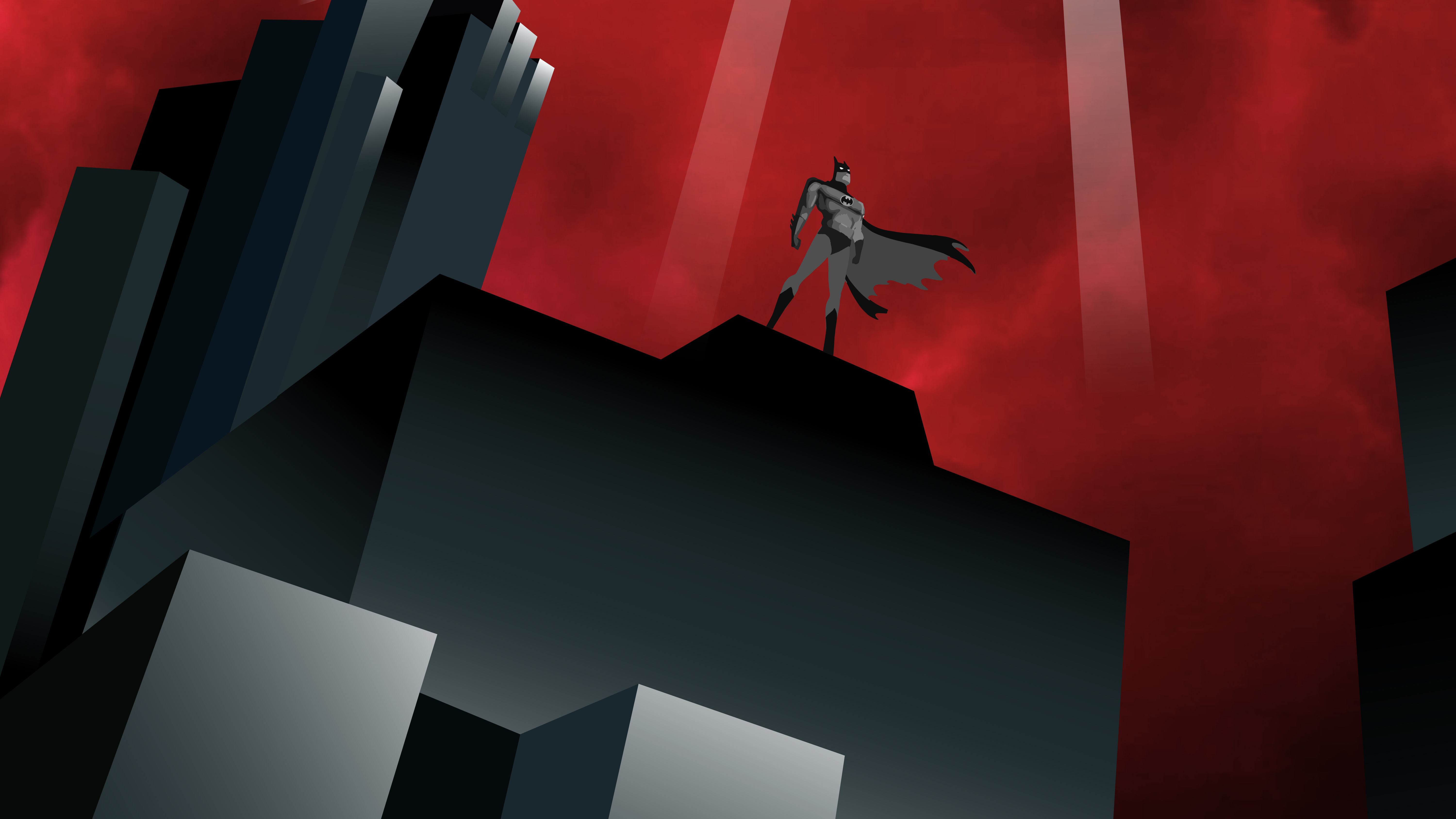 Batman The Animated Series 5k, HD Superheroes, 4k Wallpapers, Images
