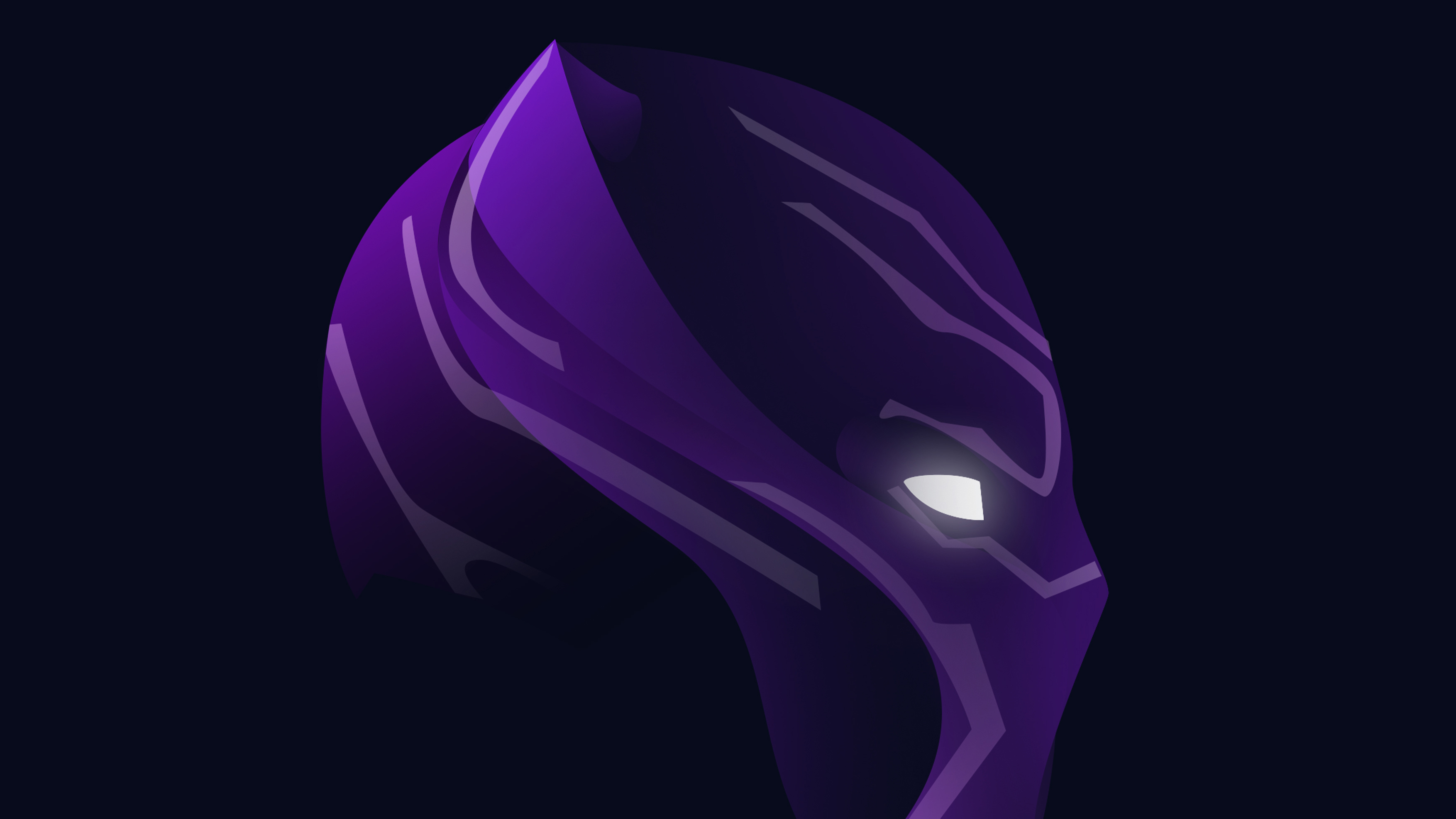  Black  Panther  Neon  Face Art HD Superheroes 4k  Wallpapers  