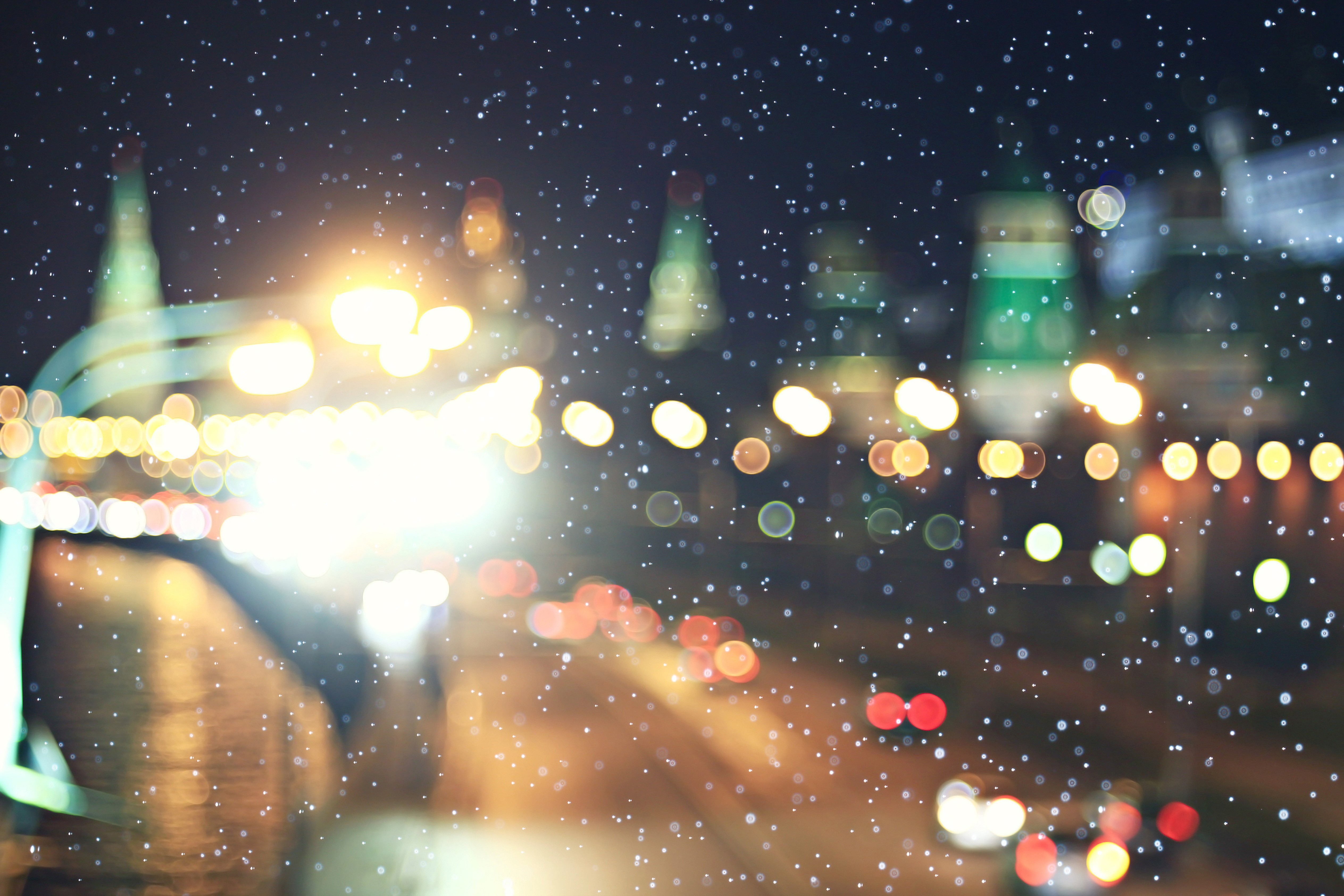 3840x2160 Blurred Lights Bokeh 5k 4k HD 4k Wallpapers, Images