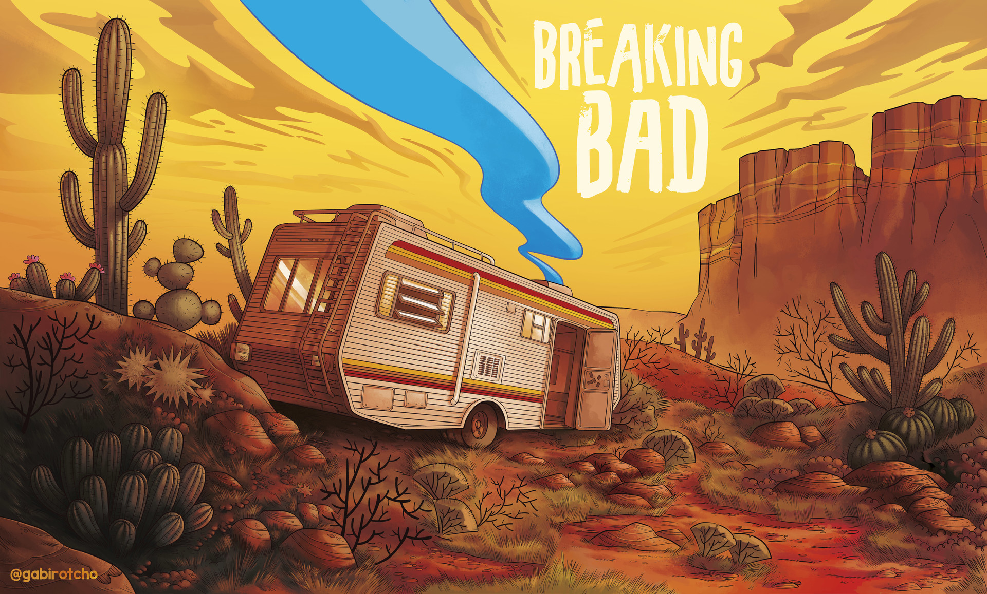 Breaking Bad Van Artwork, HD Artist, 4k Wallpapers, Images ...