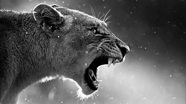Lion Roaring, HD Animals, 4k Wallpapers, Images ...