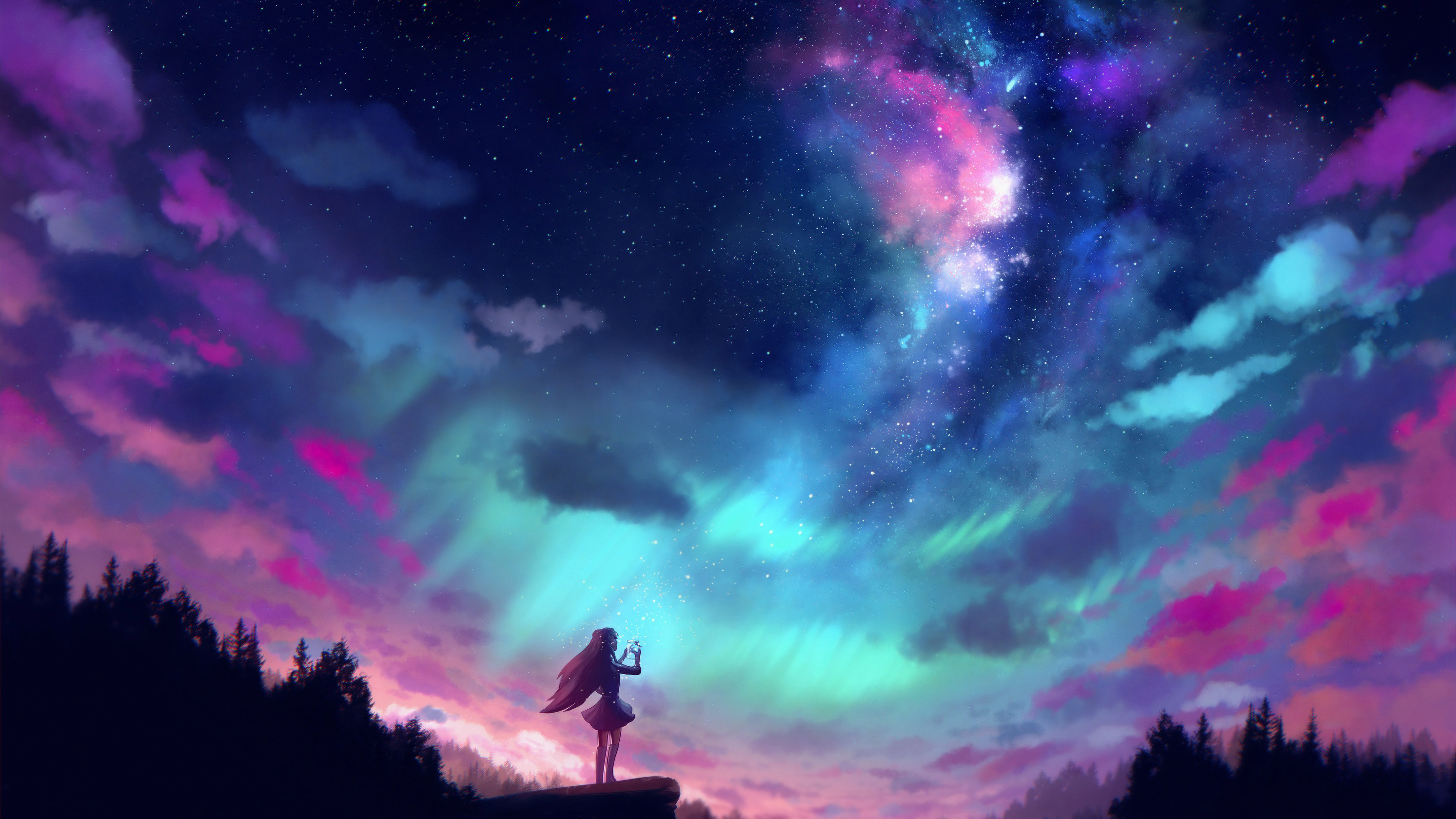 Catching The Stars, HD Anime, 4k Wallpapers, Images ...