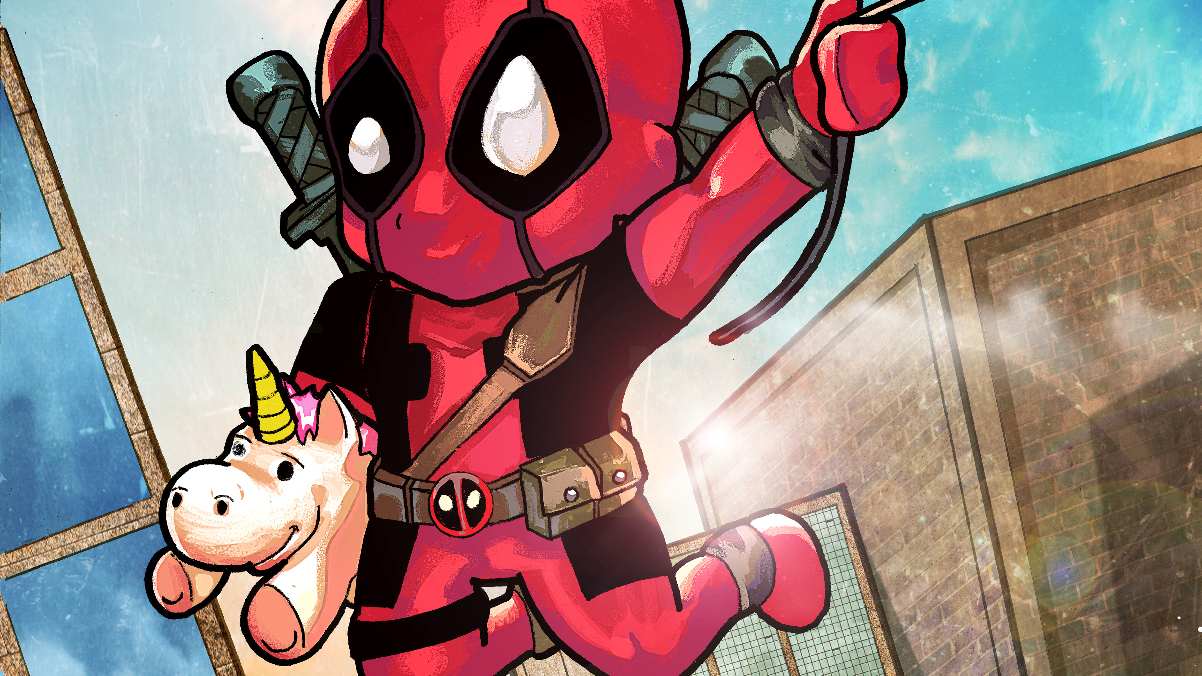 Chibi Deadpool 4k, HD Superheroes, 4k Wallpapers, Images ...