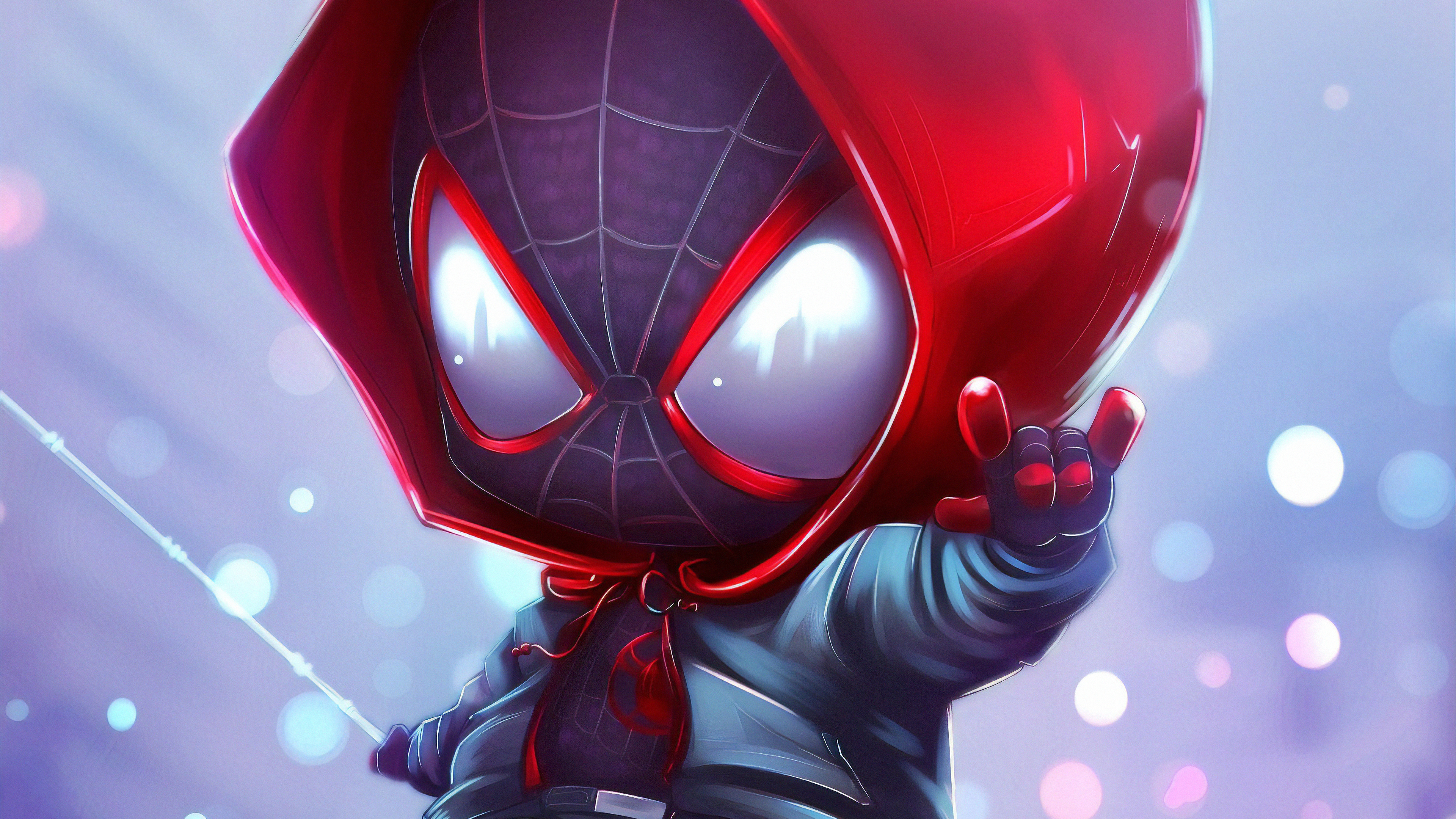 Chibi Spider Miles HD  Superheroes 4k Wallpapers  Images 