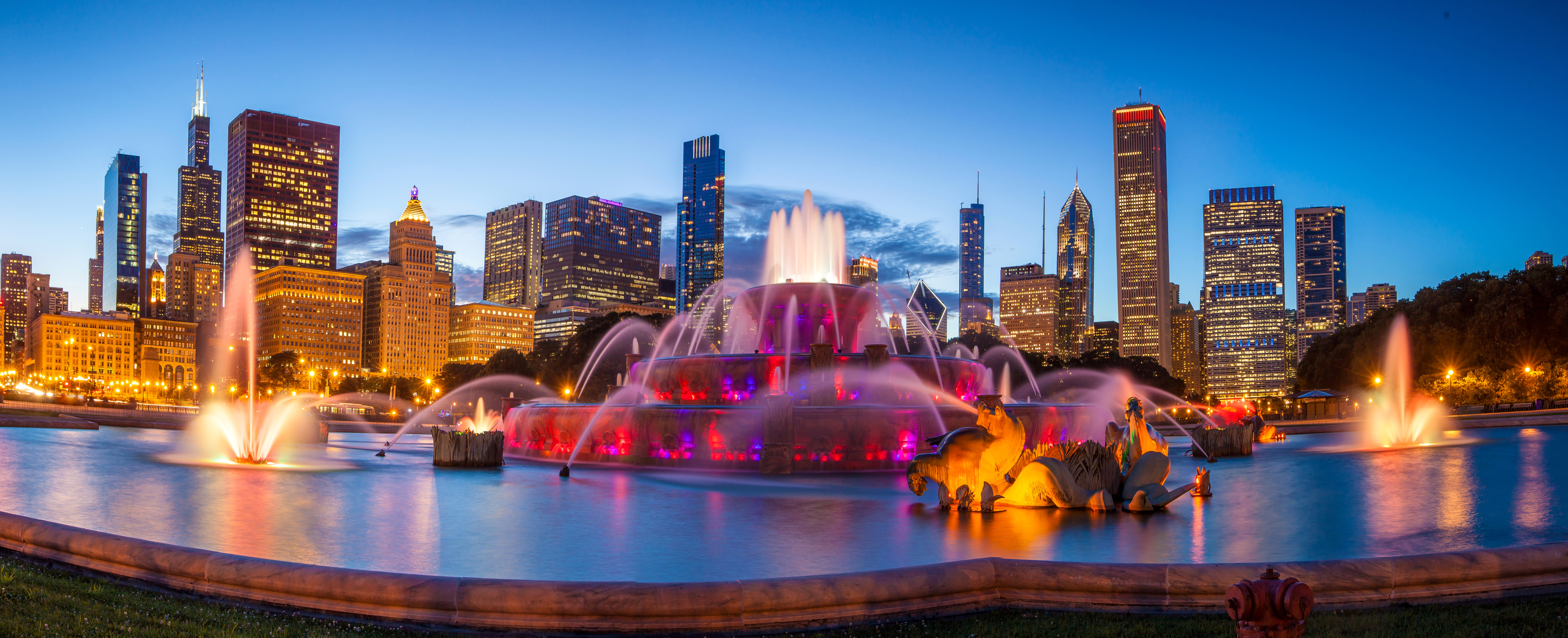Chicago City Waterfall 8k, HD World, 4k Wallpapers, Images ...