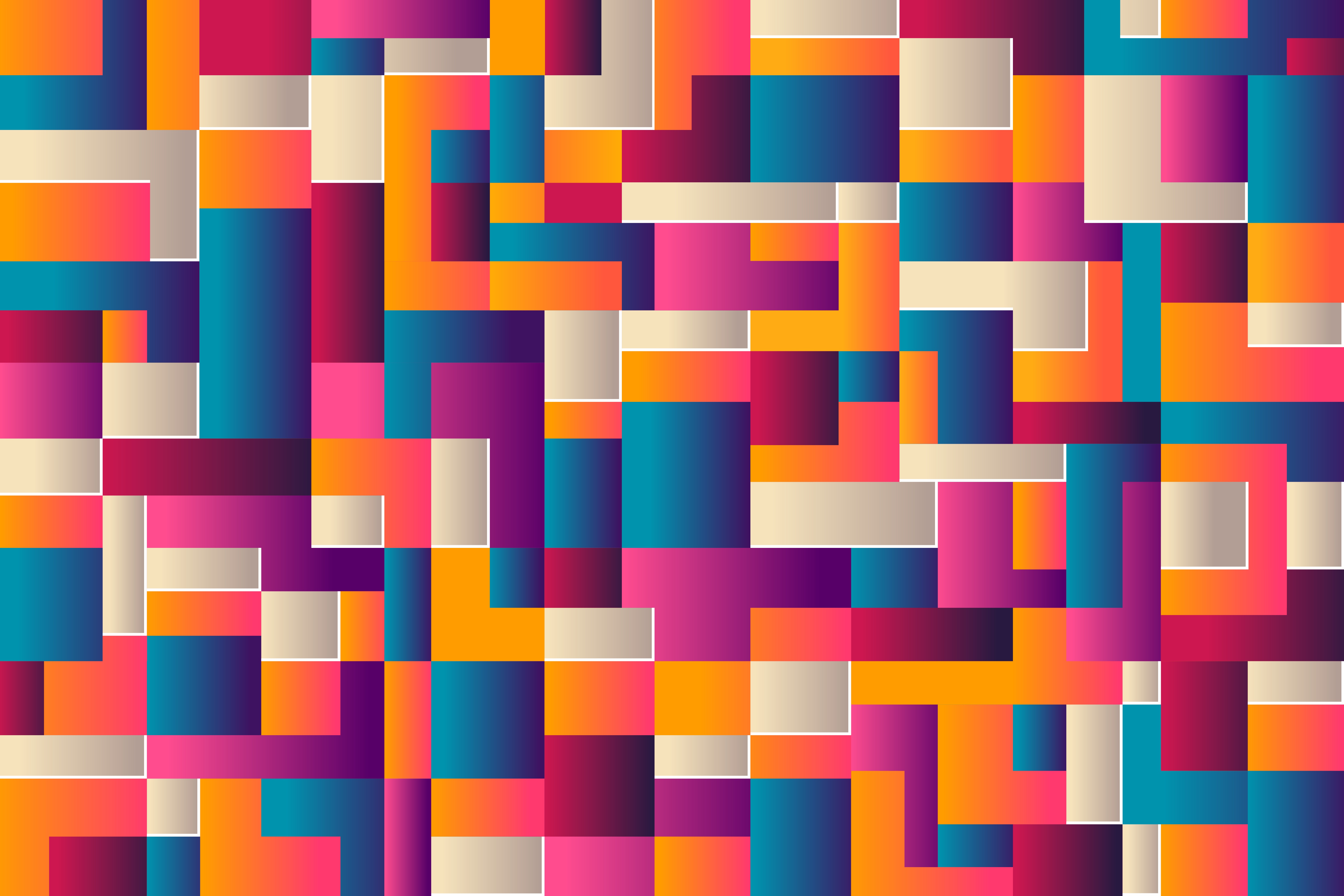 Colorful Shapes Abstract, HD Abstract, 4k Wallpapers ...