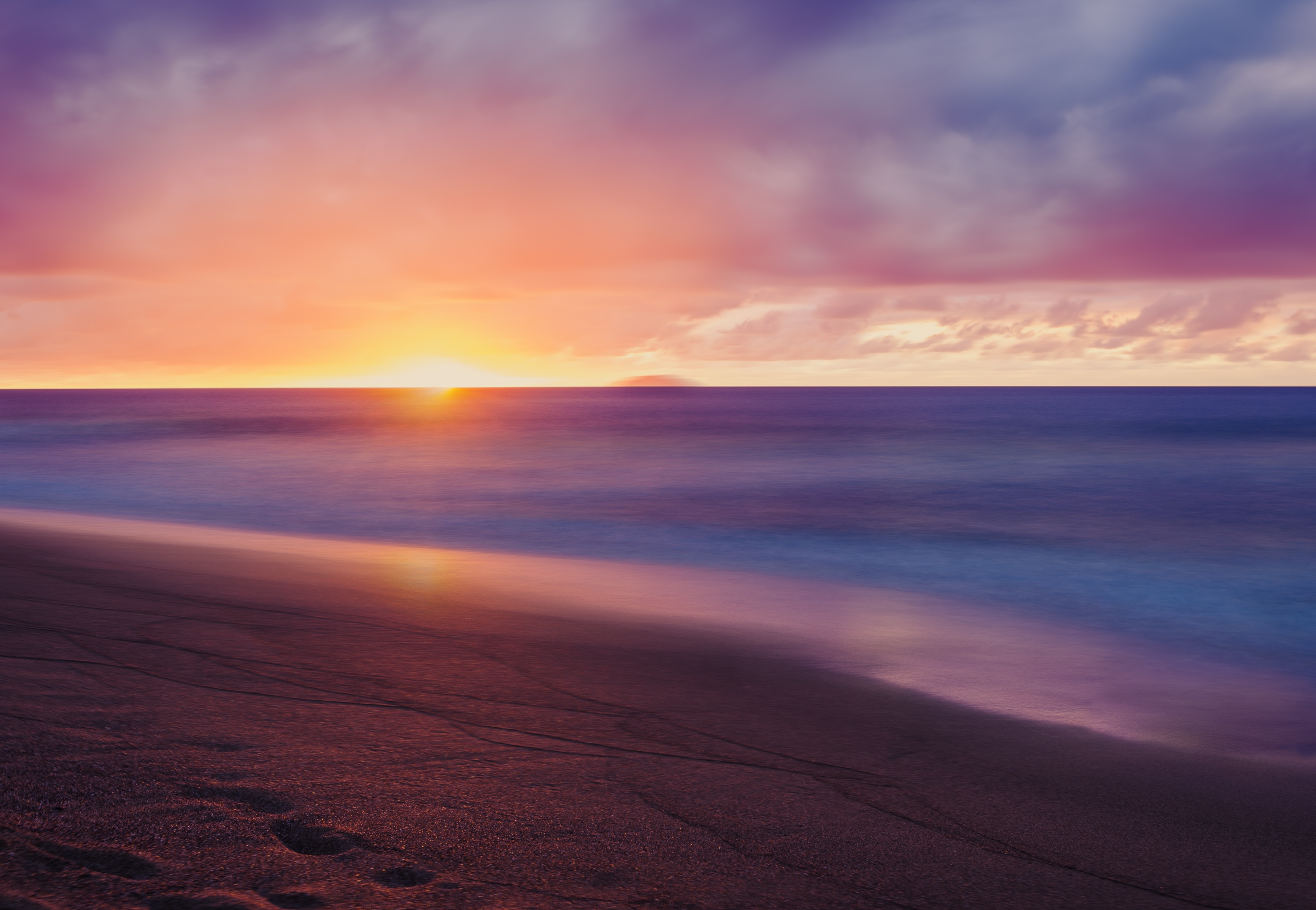 Colorful Sunset Beach 4k, HD Nature, 4k Wallpapers, Images ...