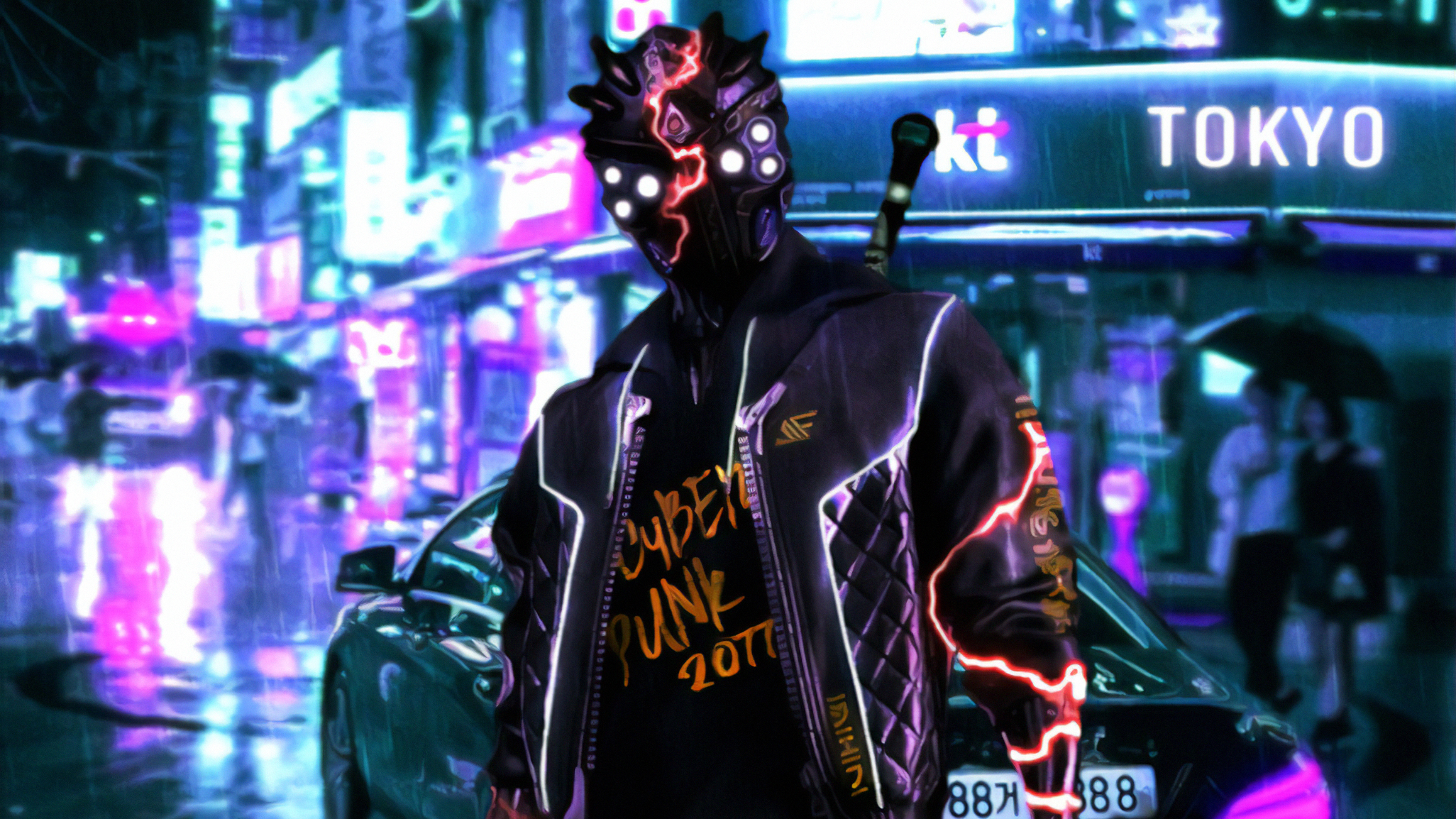 Cyberpunk 2077 Tokyo Street 4k, HD Games, 4k Wallpapers, Images
