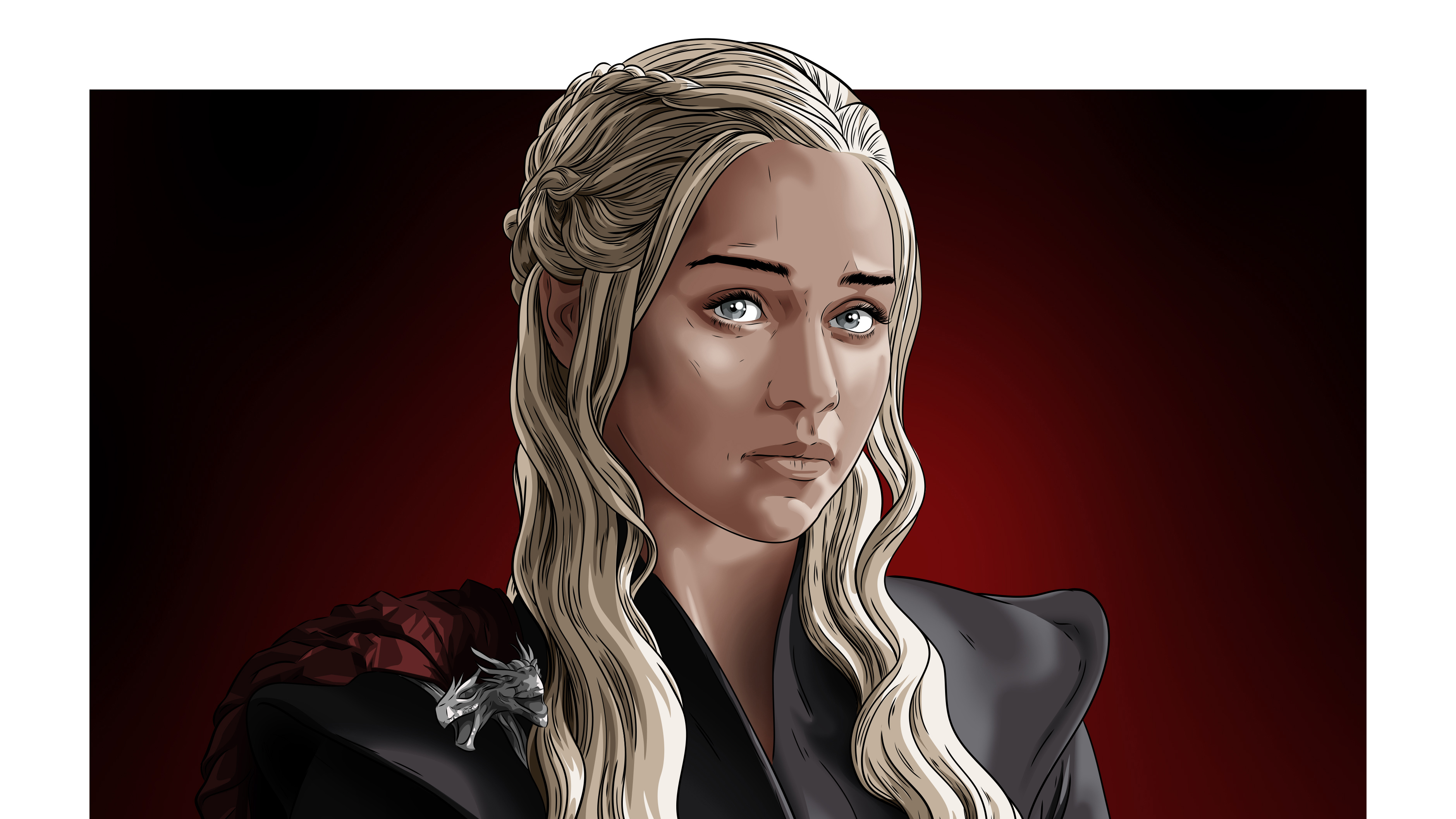 Daenerys Targaryen Game Of Thrones Digital Art Hd Tv Shows 4k