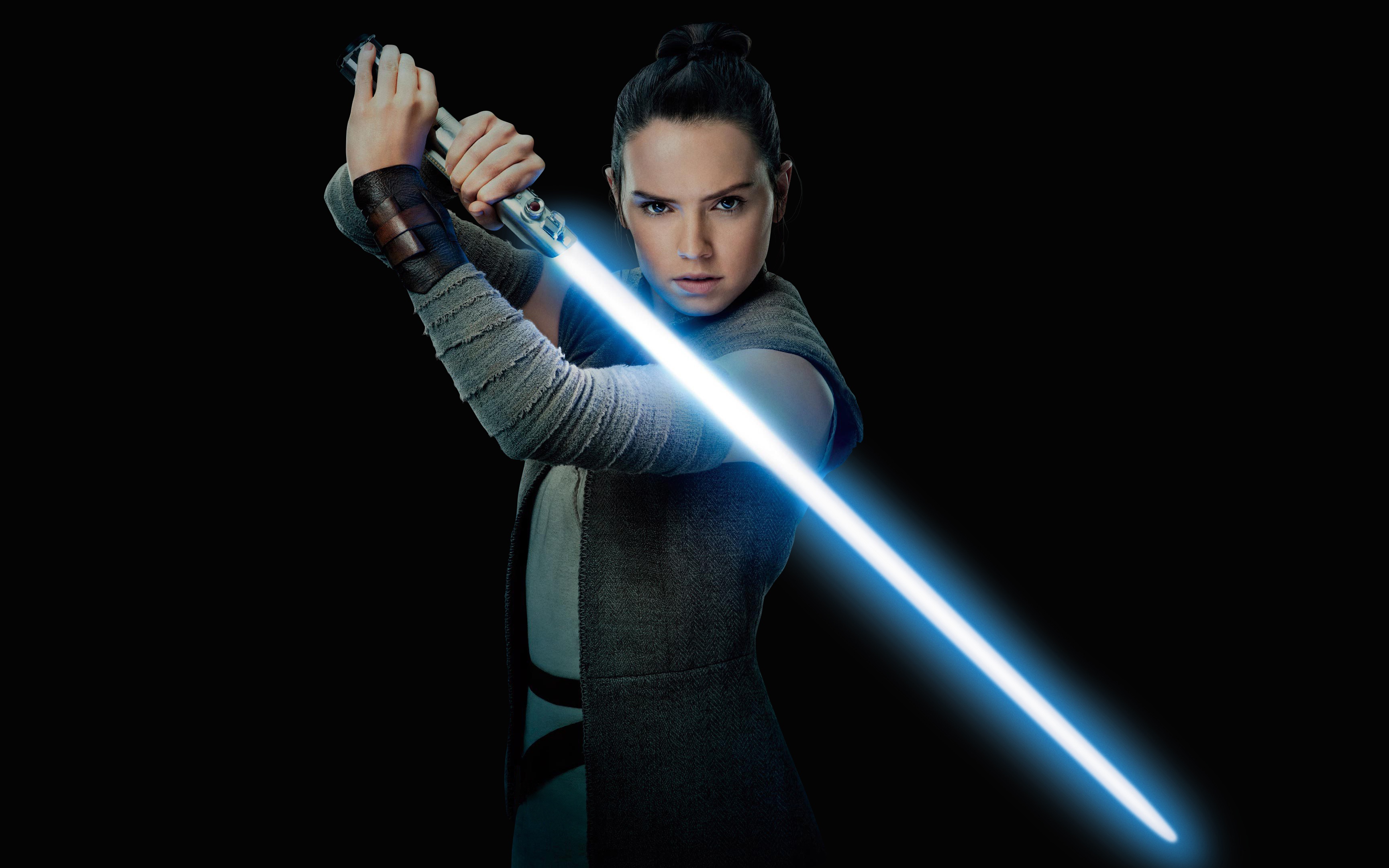 Daisy Ridley As Rey Star Wars In The Last Jedi 4k Hd Movies 4k