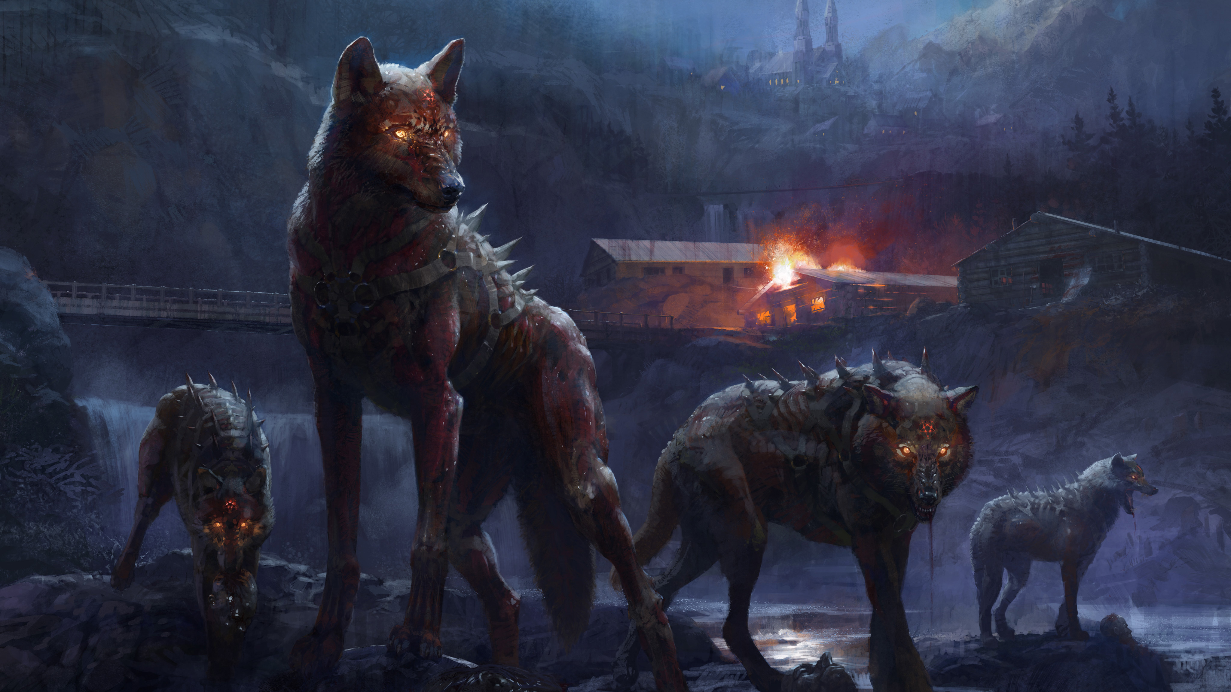 Deadly Wolfs HD Artist 4k  Wallpapers  Images 