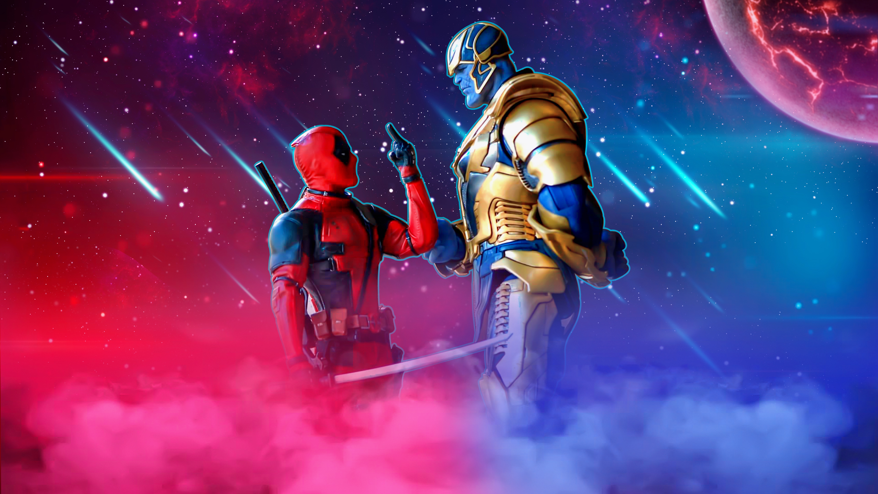 3840x2160 Deadpool Thanos 4k HD 4k Wallpapers Images 