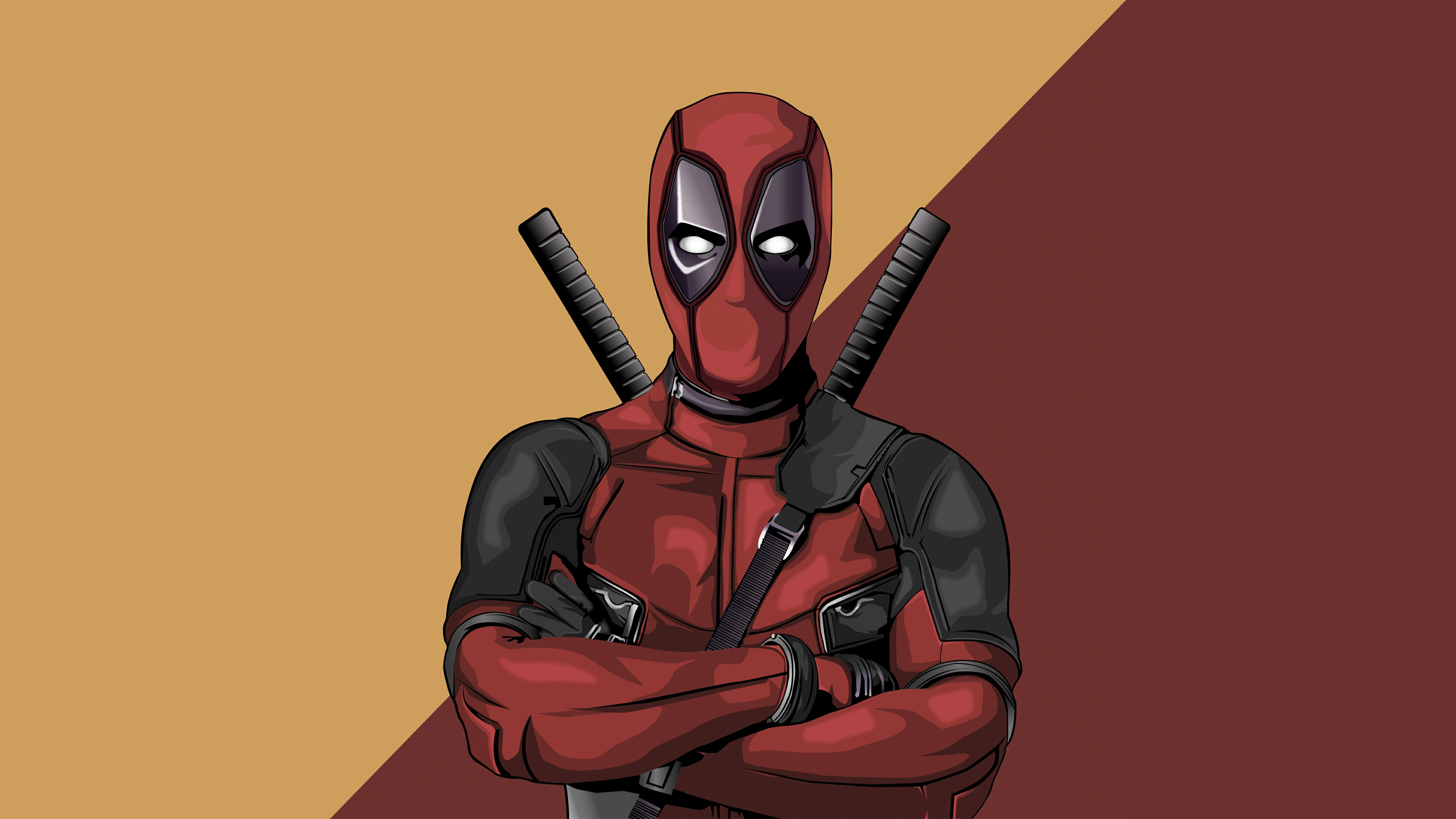 Deadpool Vector Artwork 4k, HD Superheroes, 4k Wallpapers, Images