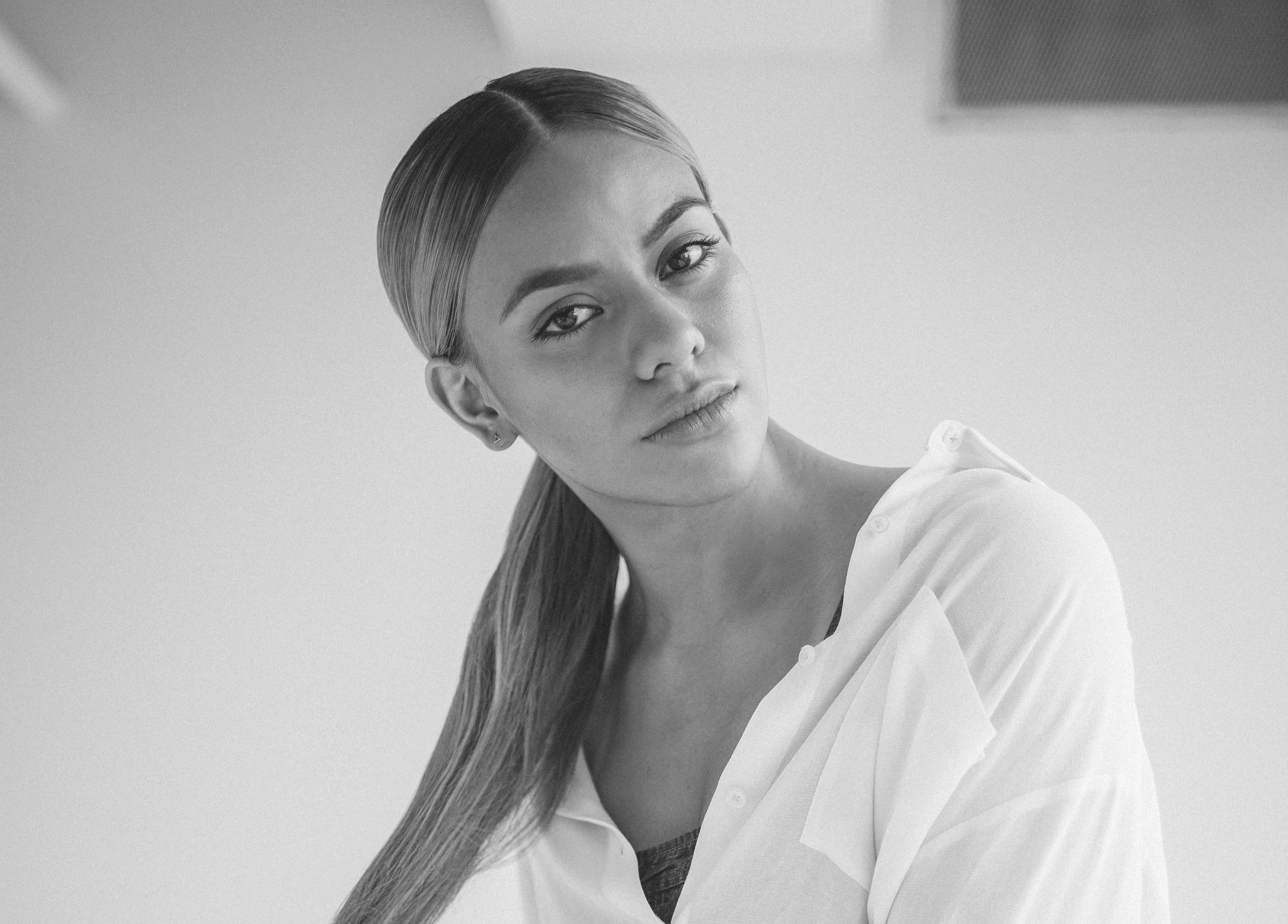 Dinah Jane Monochrome, HD Music, 4k Wallpapers, Images, Backgrounds