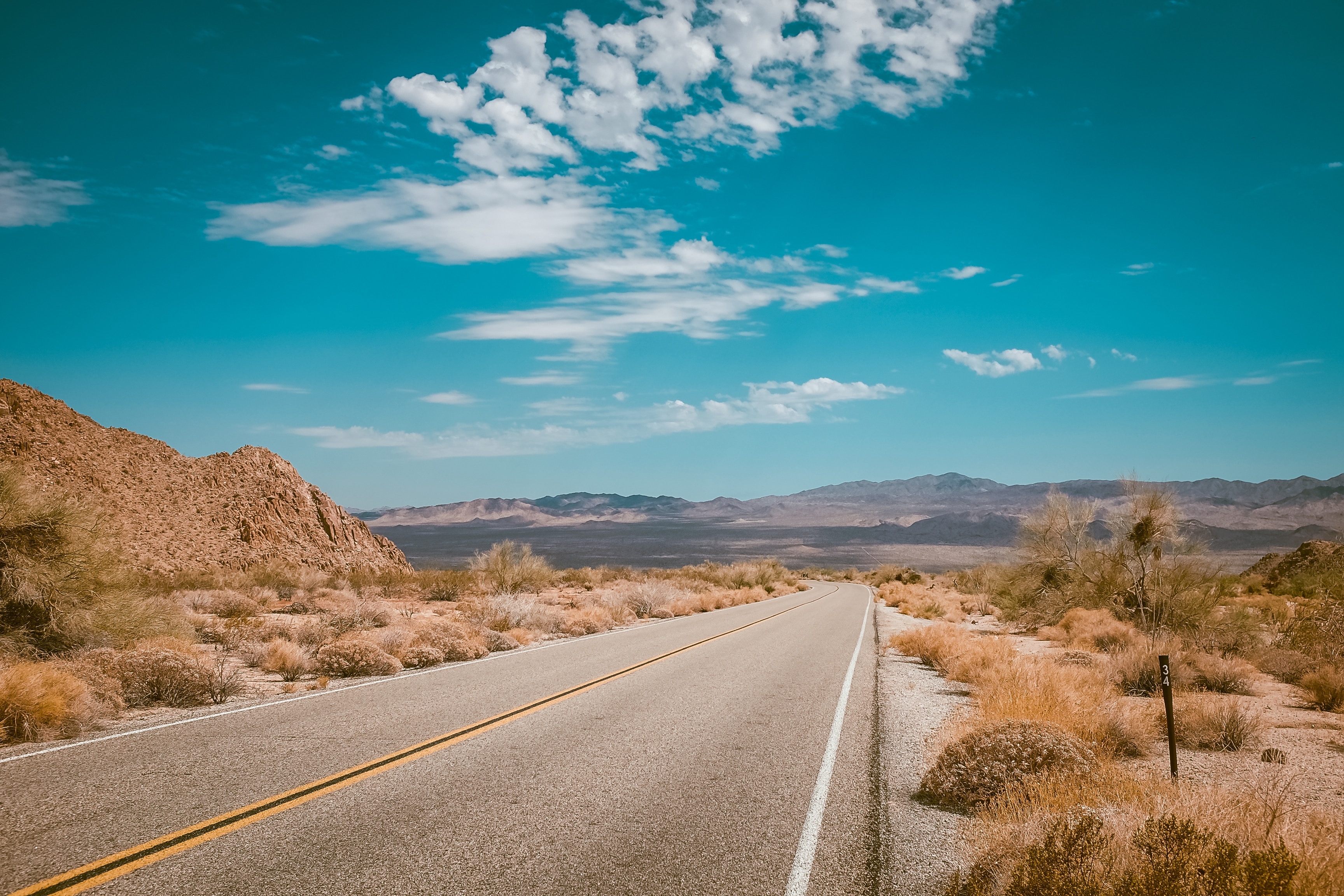 2048x1152 Empty Desert Road 4k 2048x1152 Resolution HD 4k 