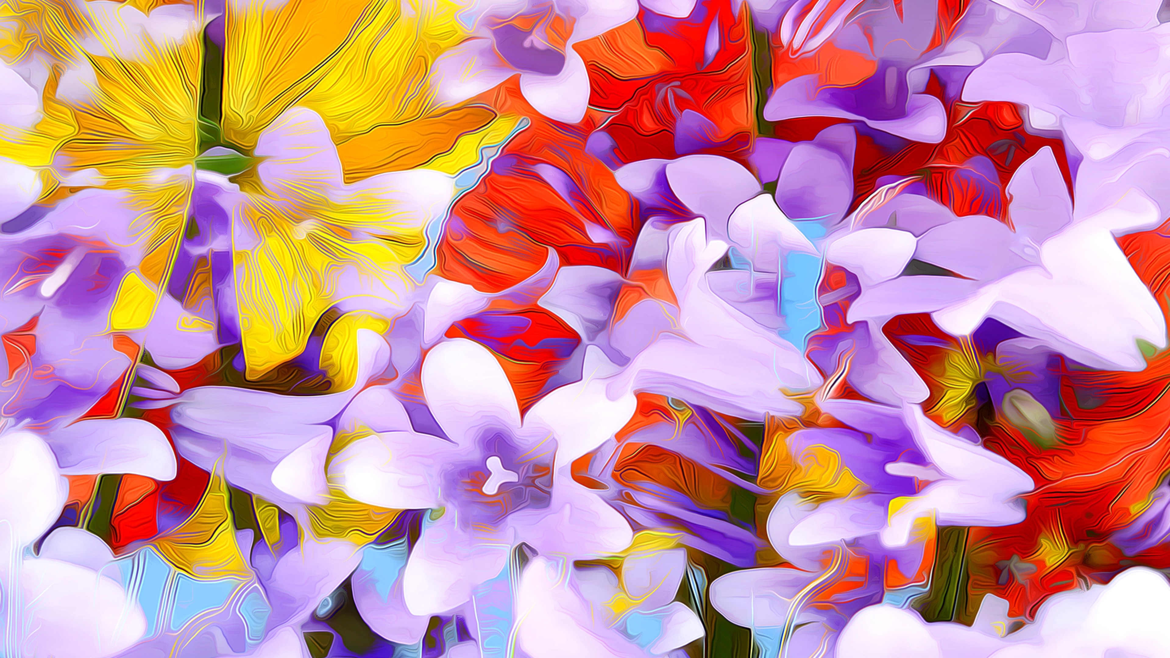  Flowers  Art  Abstraction HD Flowers  4k Wallpapers Images 