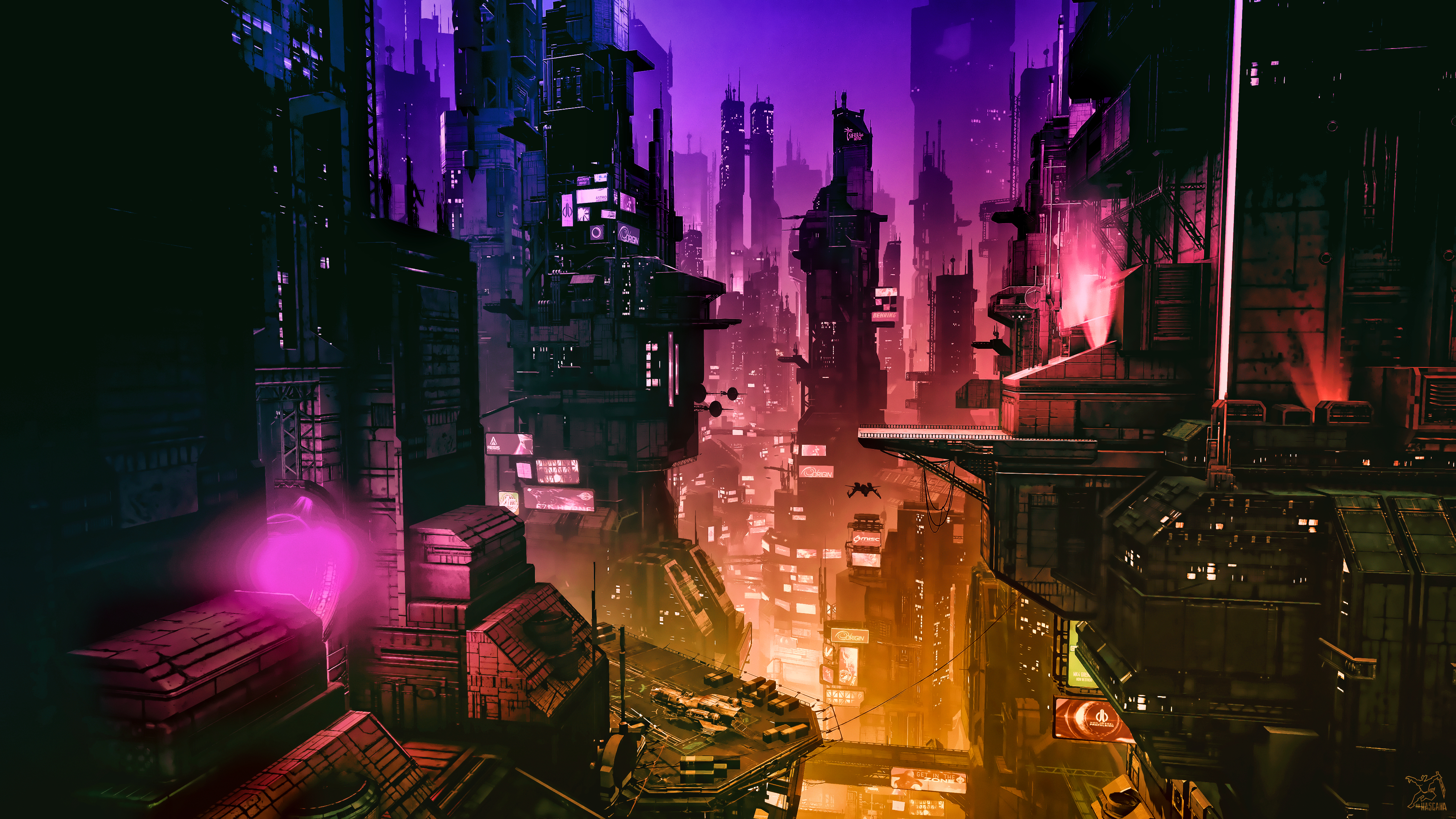 Futuristic City 4k, HD Artist, 4k Wallpapers, Images, Backgrounds