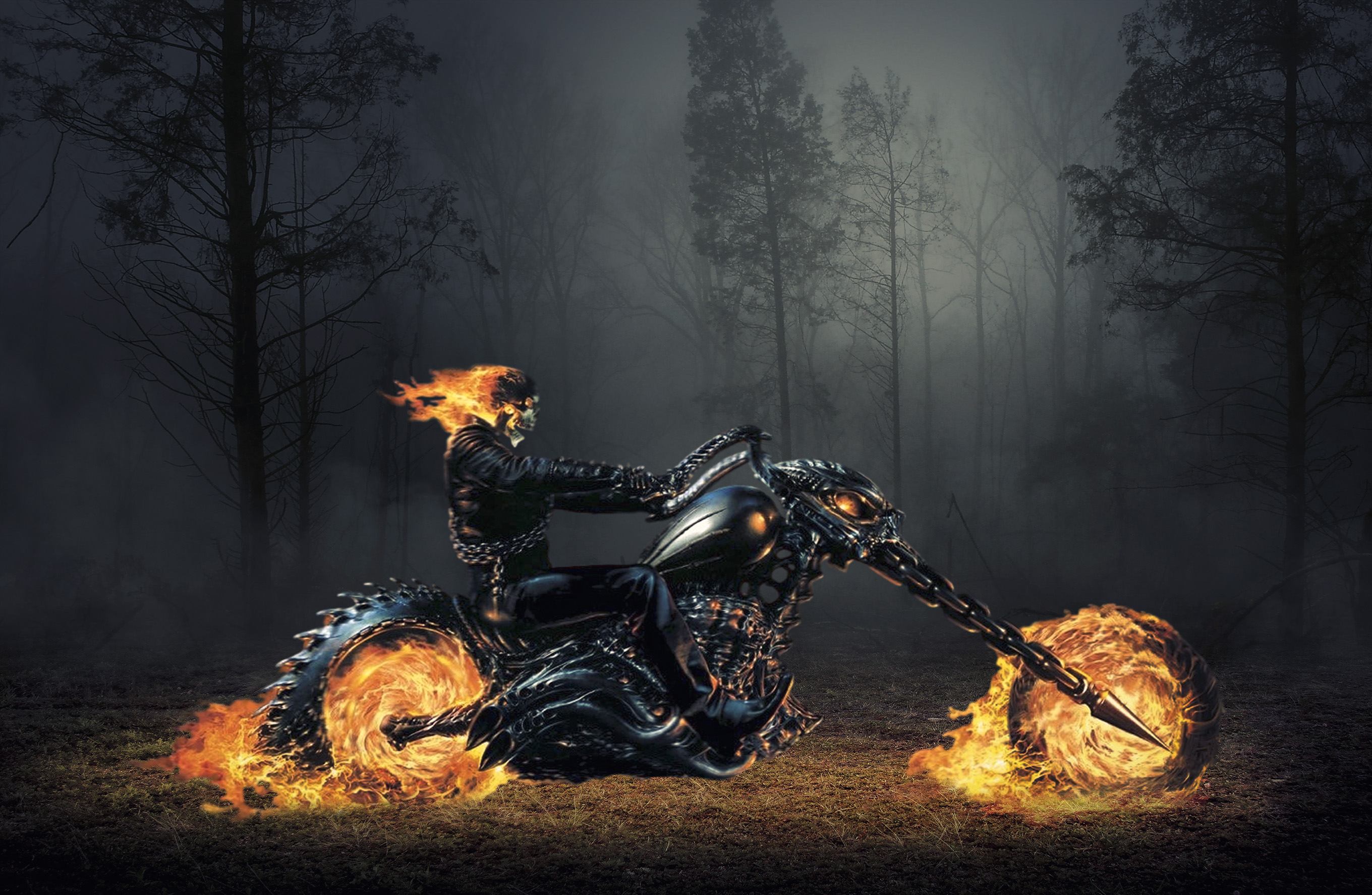 Ghost Rider 8K Wallpaper