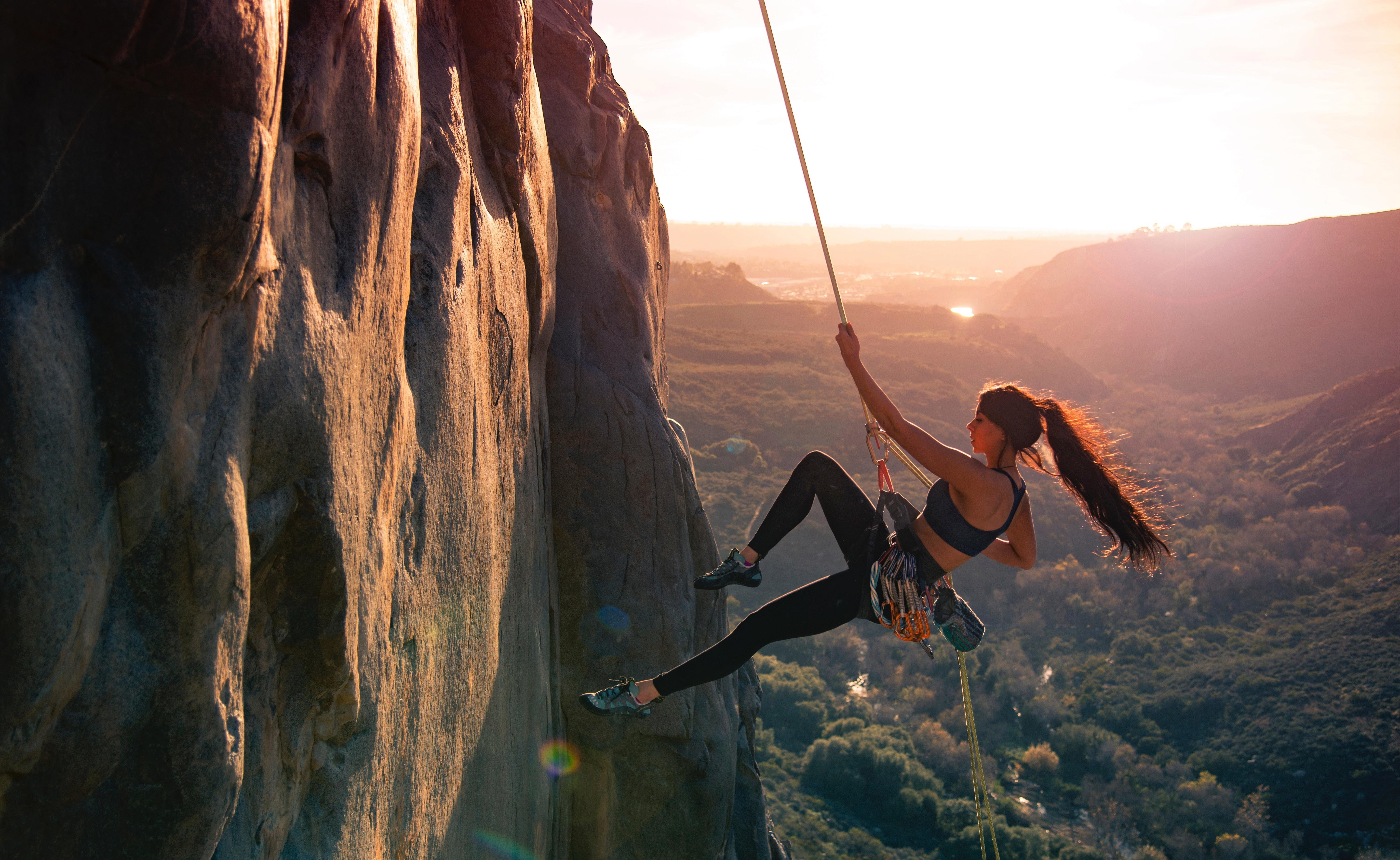 Girl Mountain Climber 5k, HD Sports, 4k Wallpapers, Images, Backgrounds