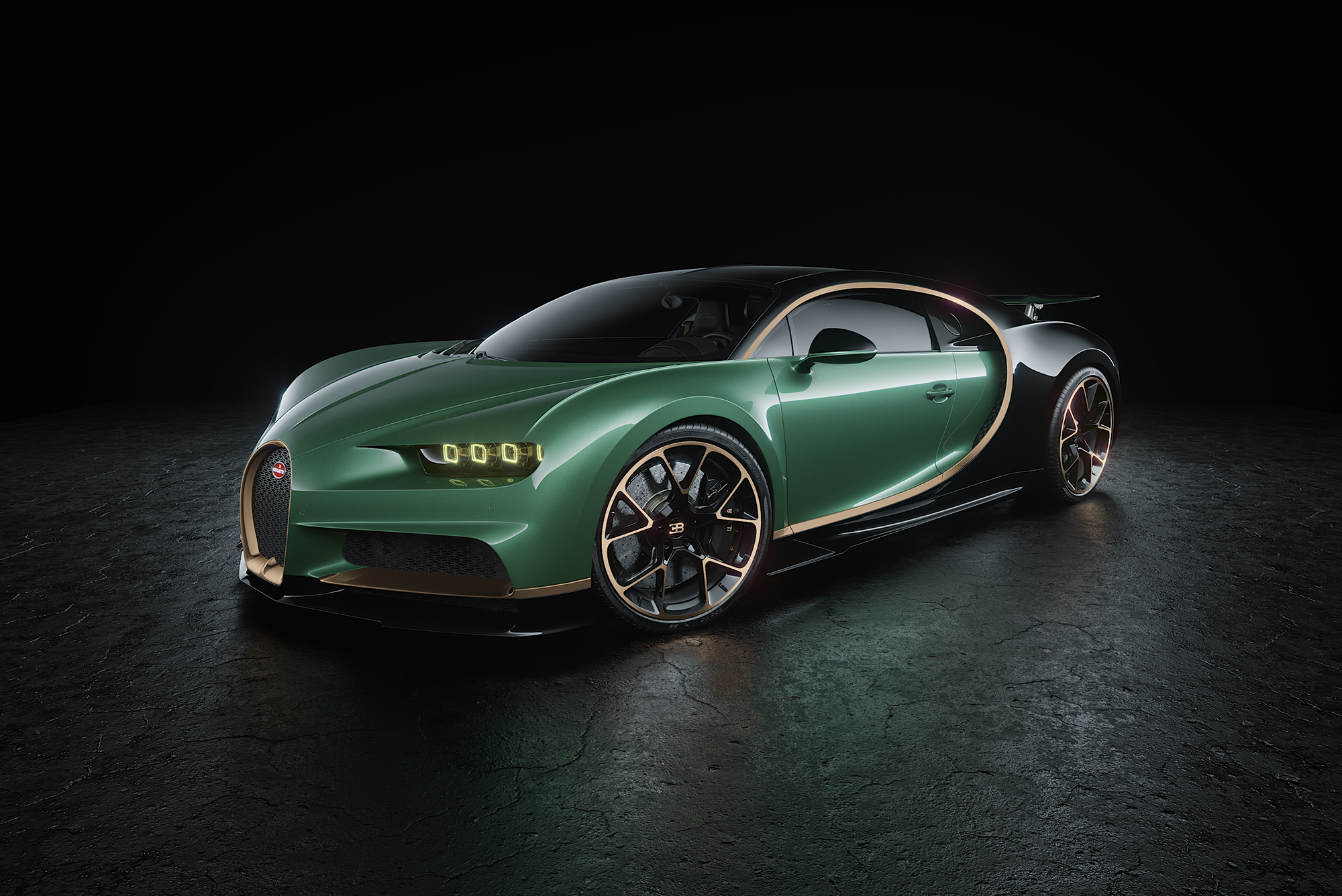 Green Bugatti Chiron CGI, HD Cars, 4k Wallpapers, Images ...