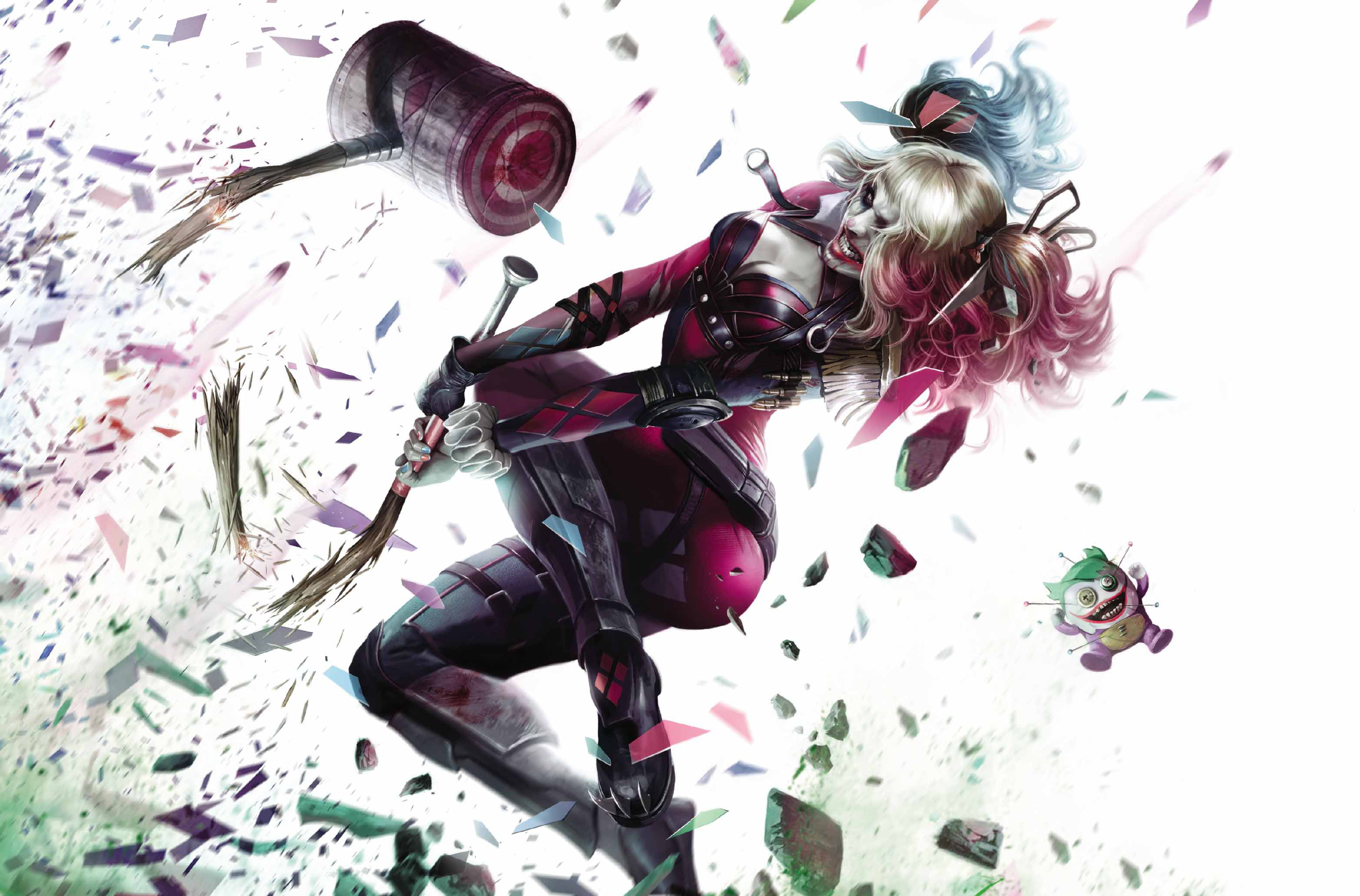 Harley Quinn Dc Art HD Superheroes 4k Wallpapers Images 