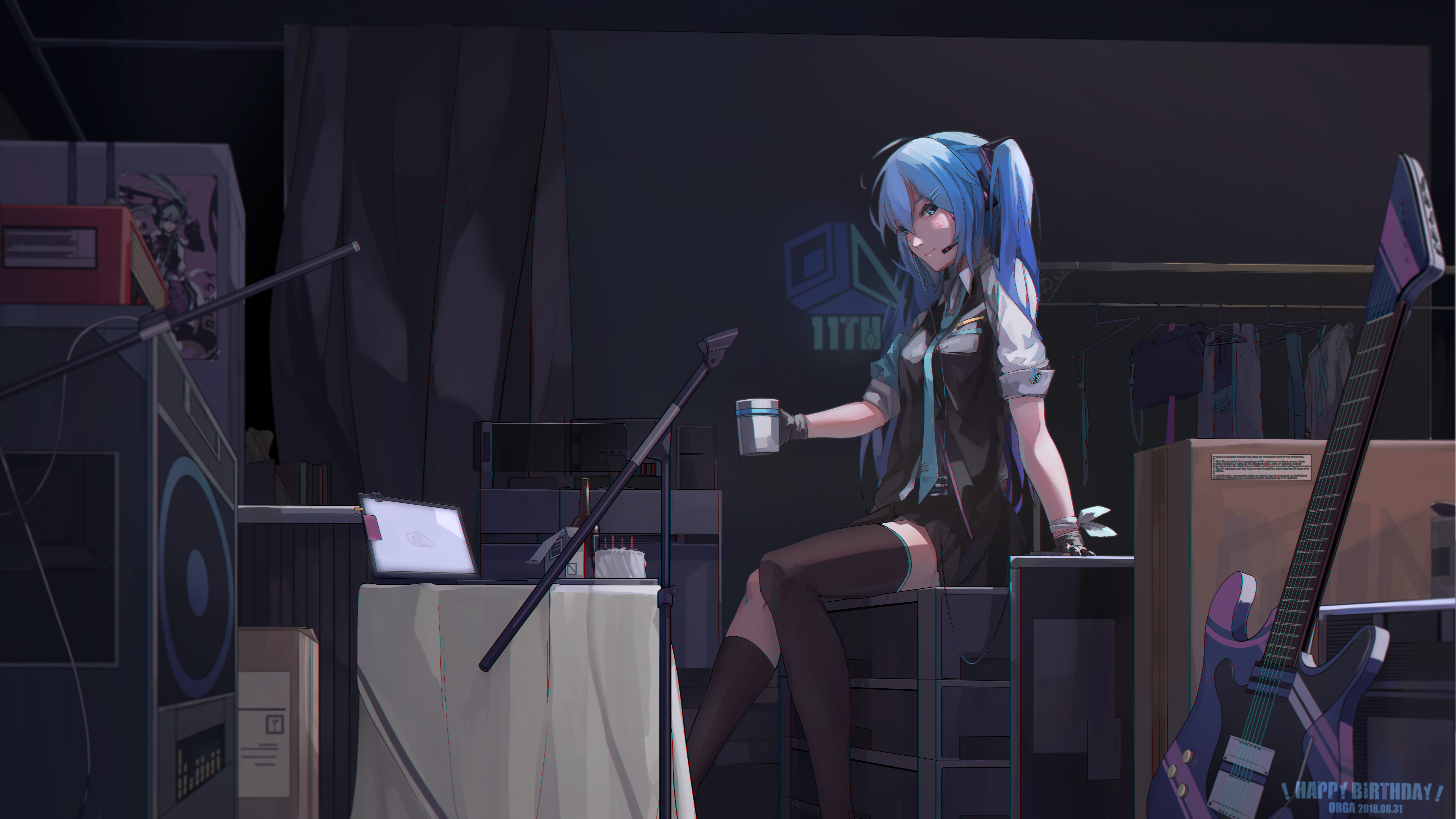 Hatsune Miku Blue Hair 5k, HD Anime, 4k Wallpapers, Images ...