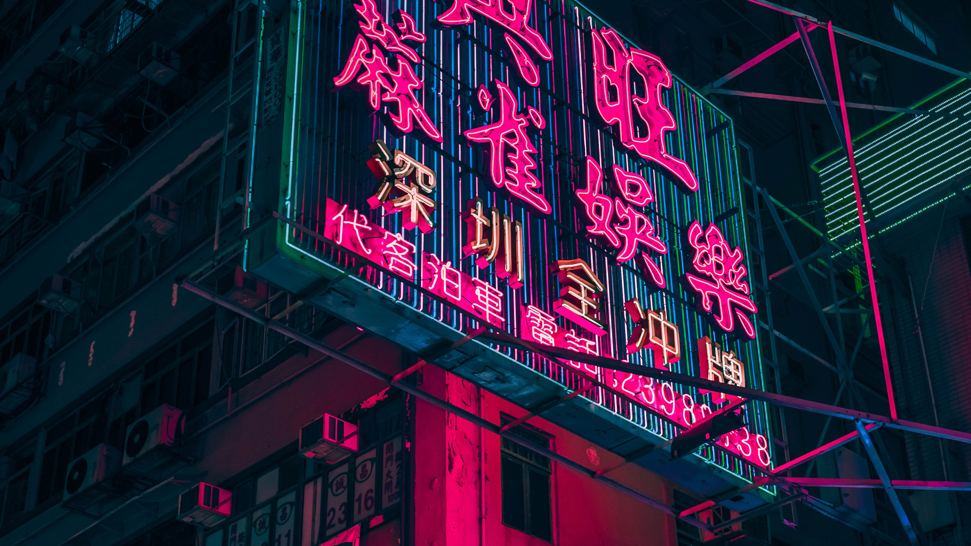 Hong Kong City Neon City, HD World, 4k Wallpapers, Images ...