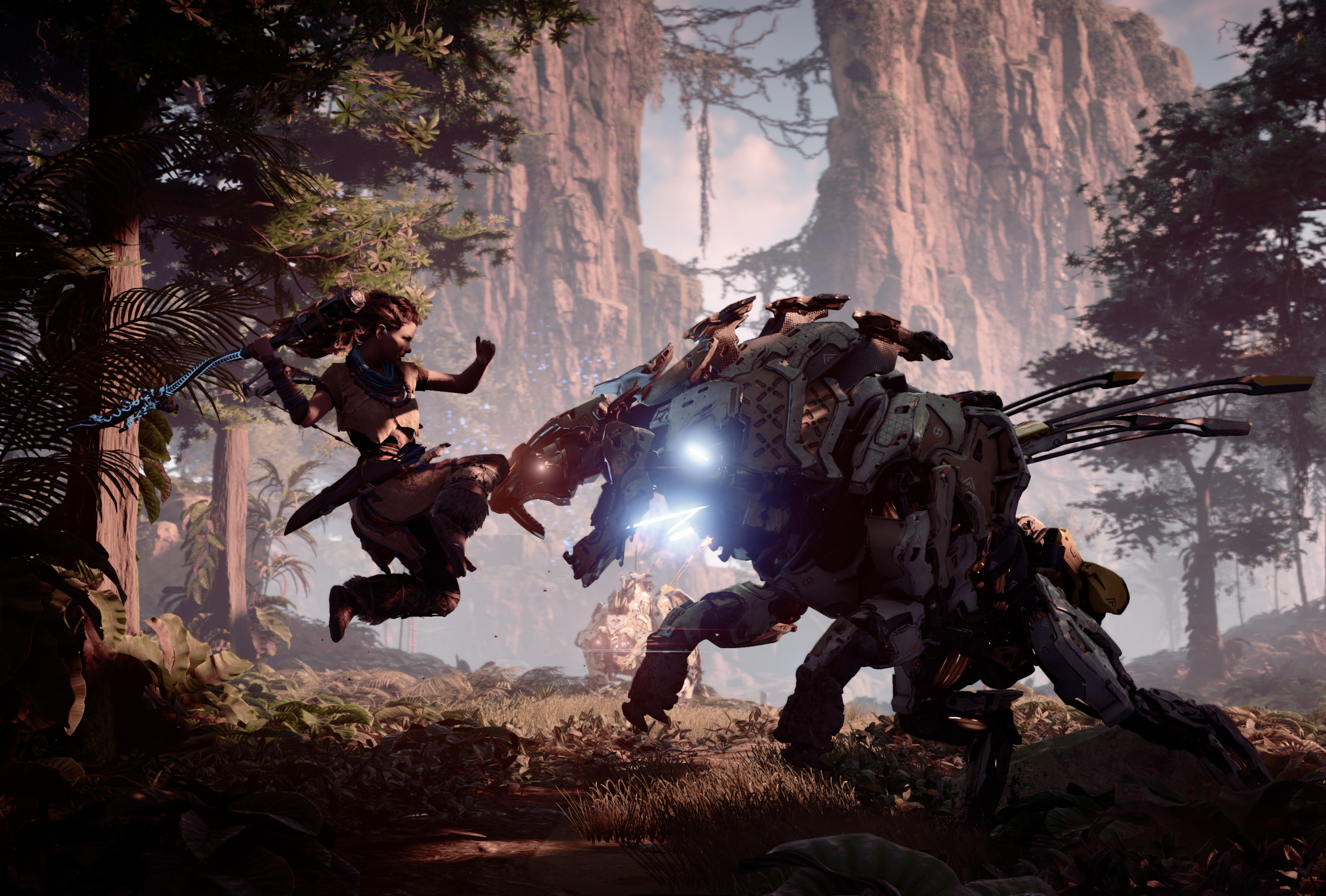 Horizon Zero Dawn Attack 4k, HD Games, 4k Wallpapers, Images
