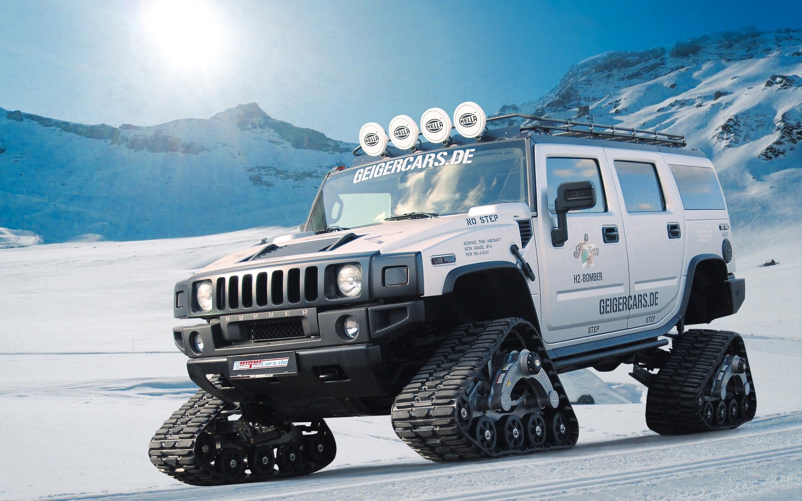 Hummer H2 Snow Modified, HD Cars, 4k Wallpapers, Images, Backgrounds