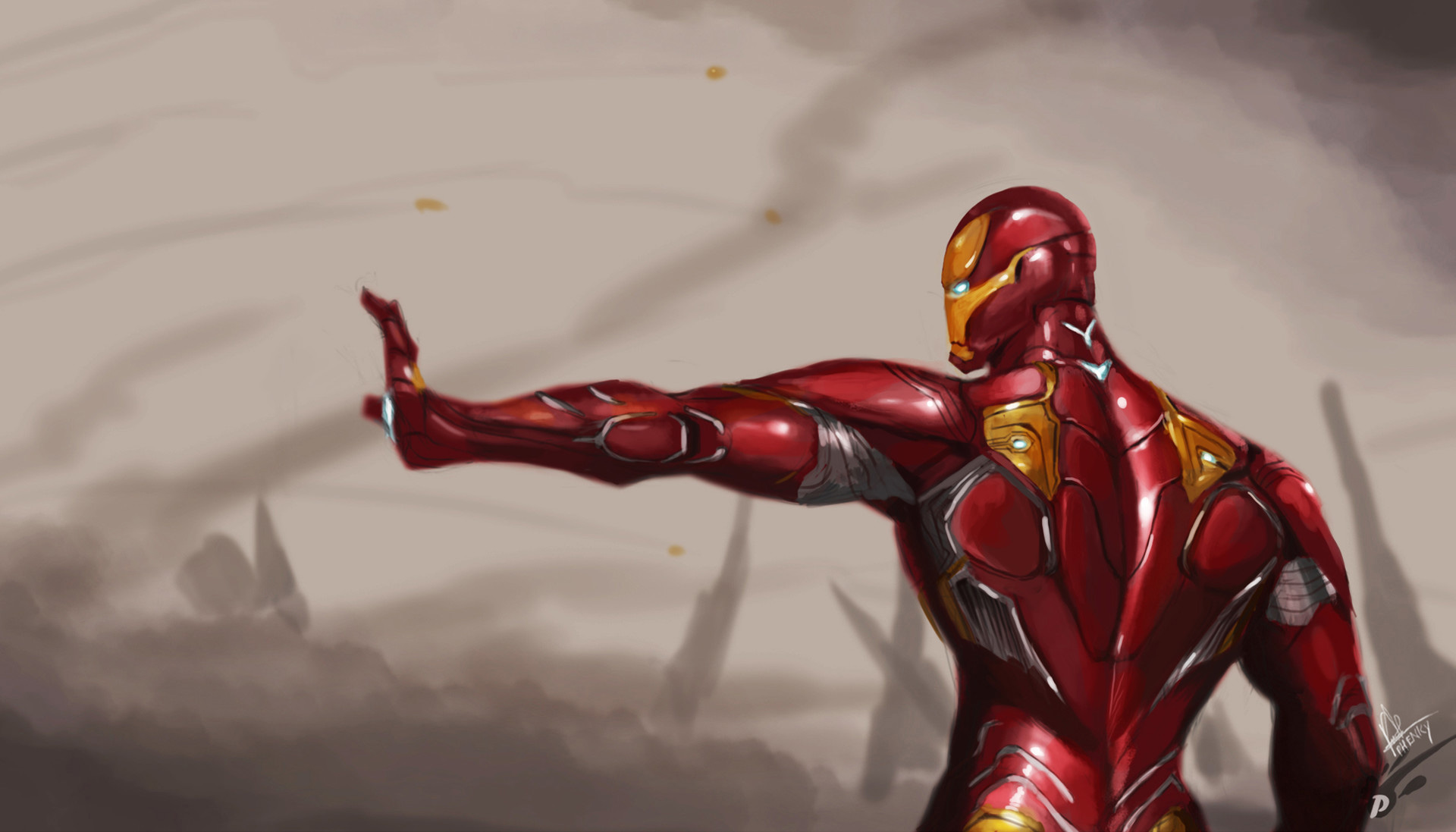  Iron  Man  Mark  50 Suit Avengers Infinity War HD 