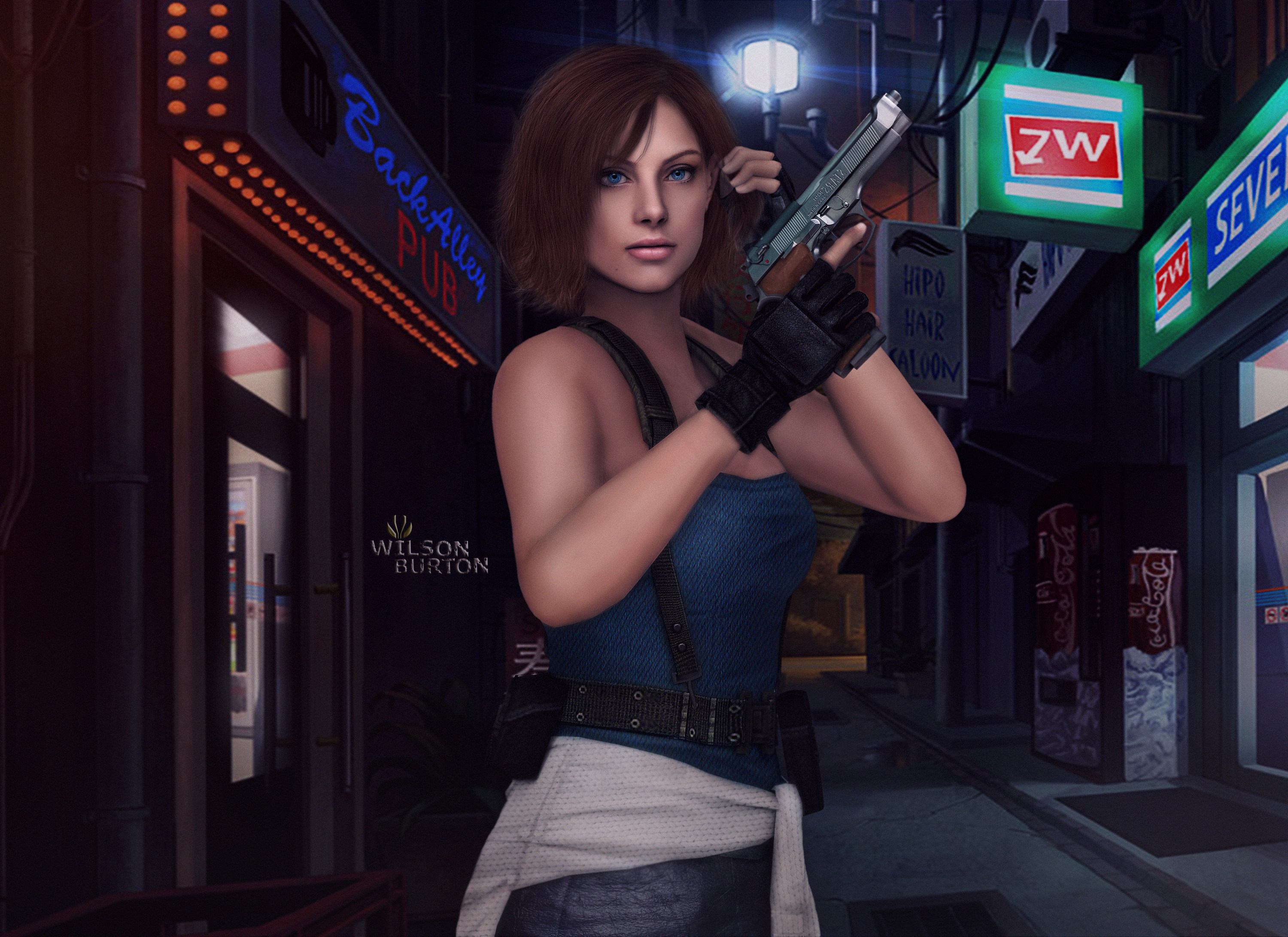 Jill Valentine Resident Evil Hd Fantasy Girls 4k Wallpapers Images 7462