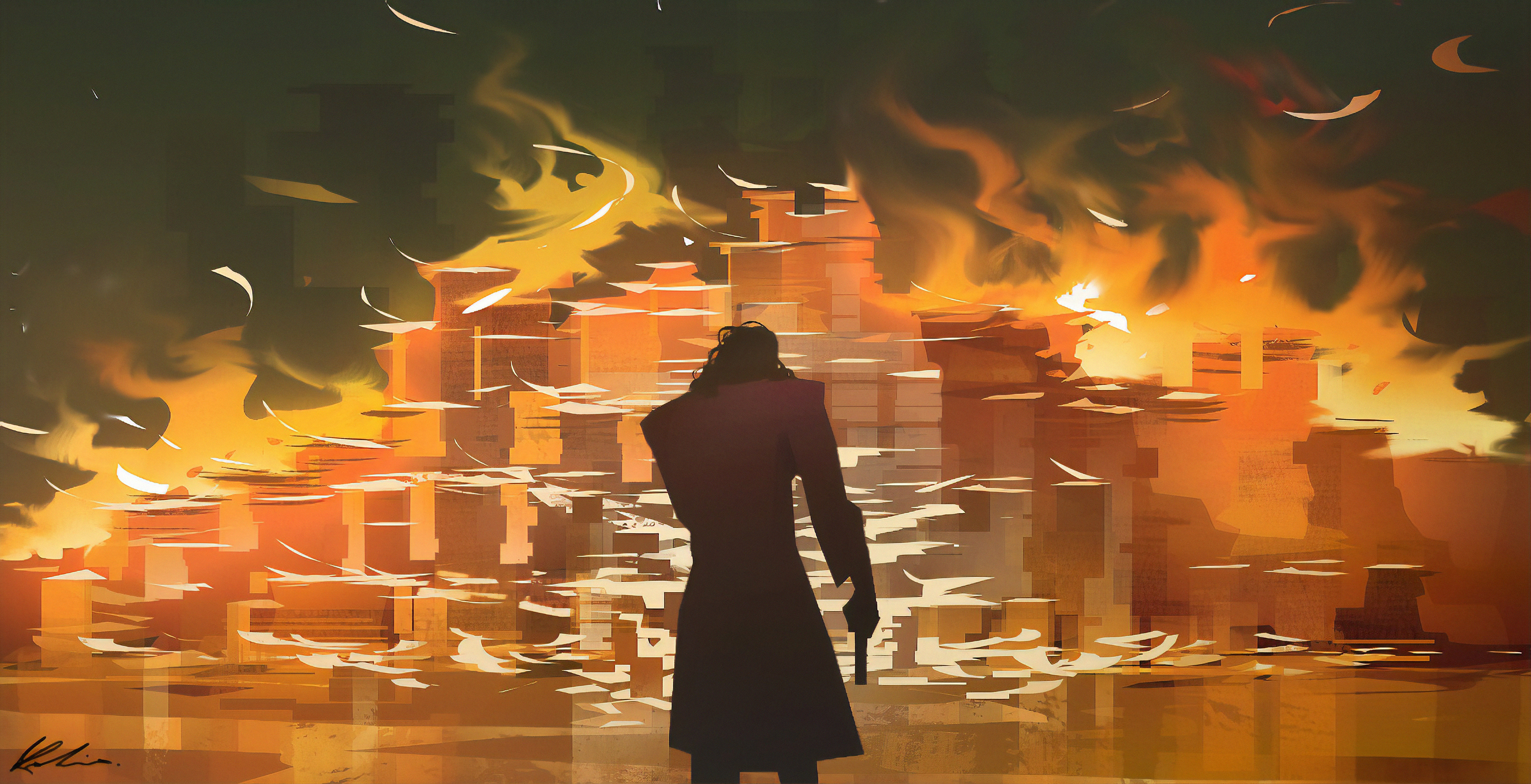 Joker Money Burning, HD Superheroes, 4k Wallpapers, Images, Backgrounds