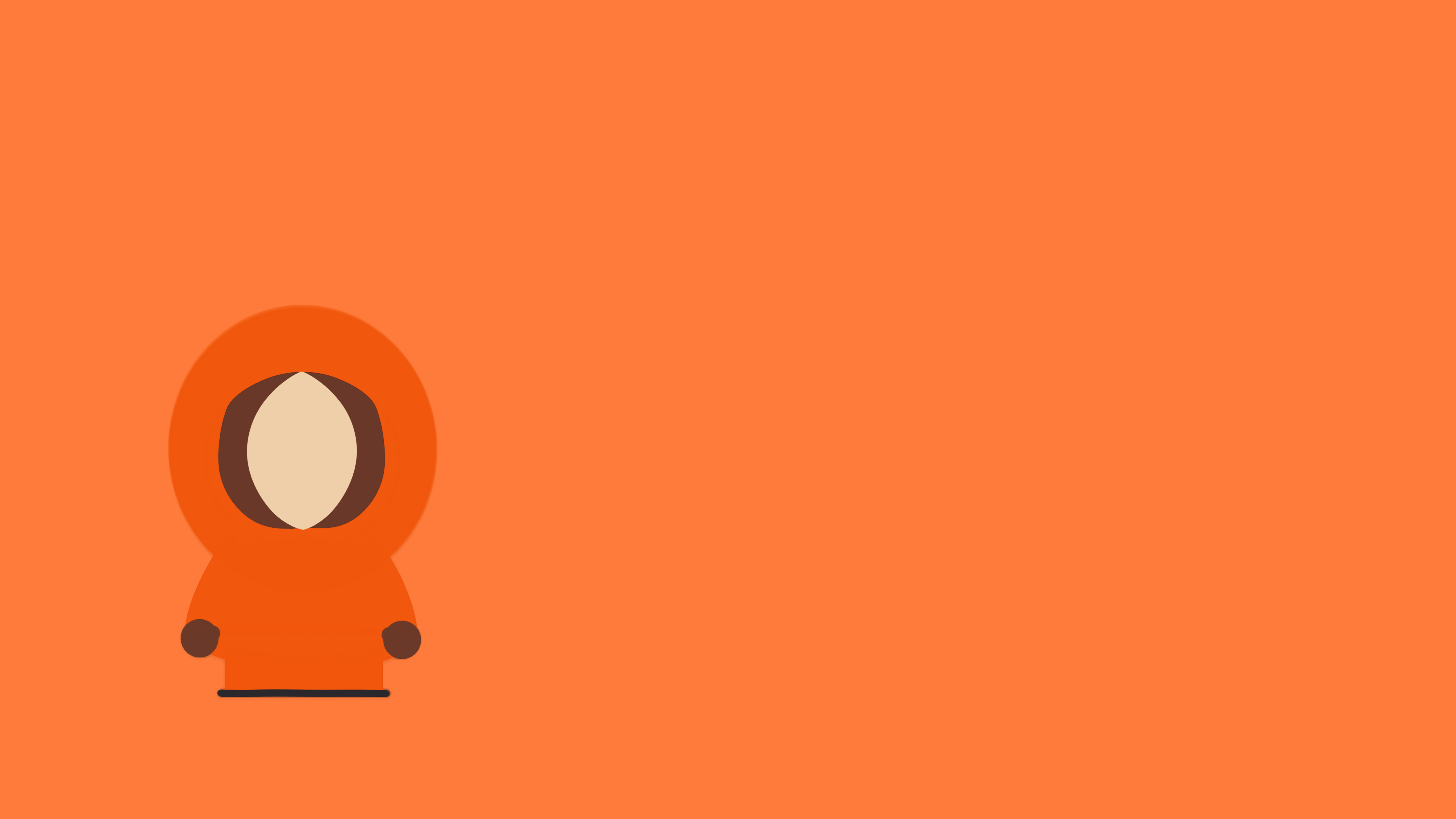 Kenny McCormick South Park Minimalism 8k, HD Tv Shows, 4k Wallpapers