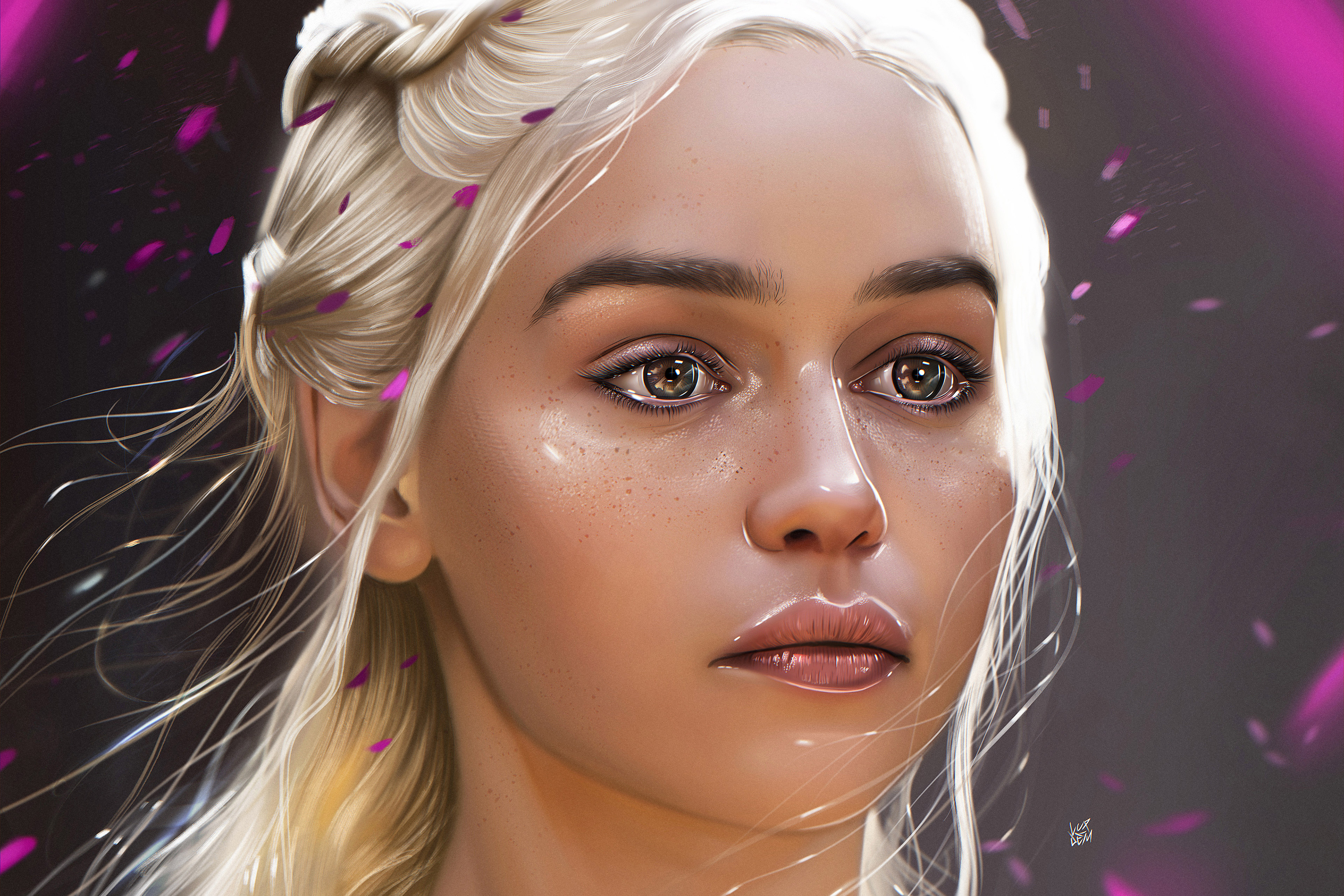 Khaleesi Fan Art 4k, HD Artist, 4k Wallpapers, Images, Backgrounds ...