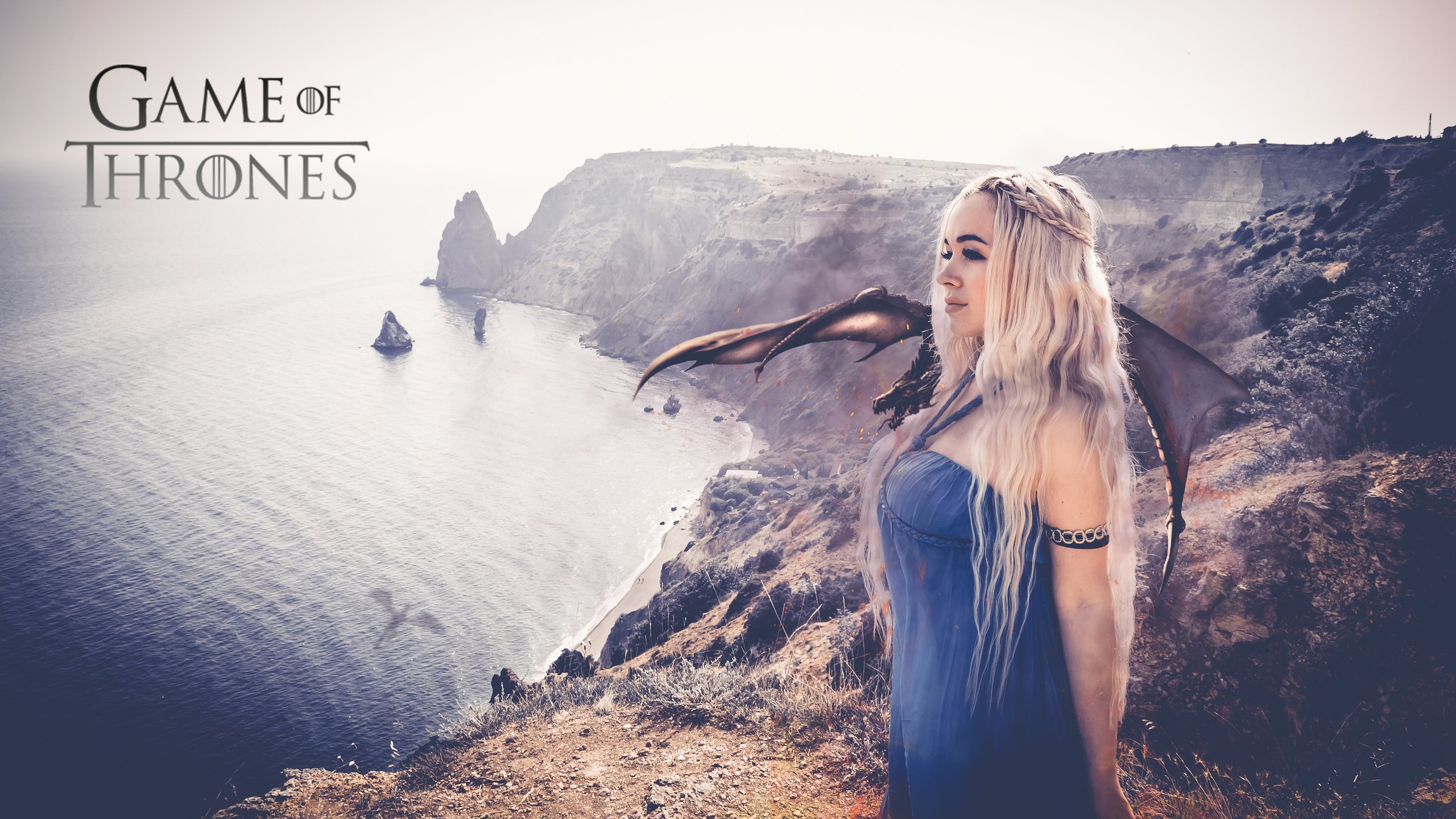 Khaleesi With Dragon Cosplay, HD Tv Shows, 4k Wallpapers ...