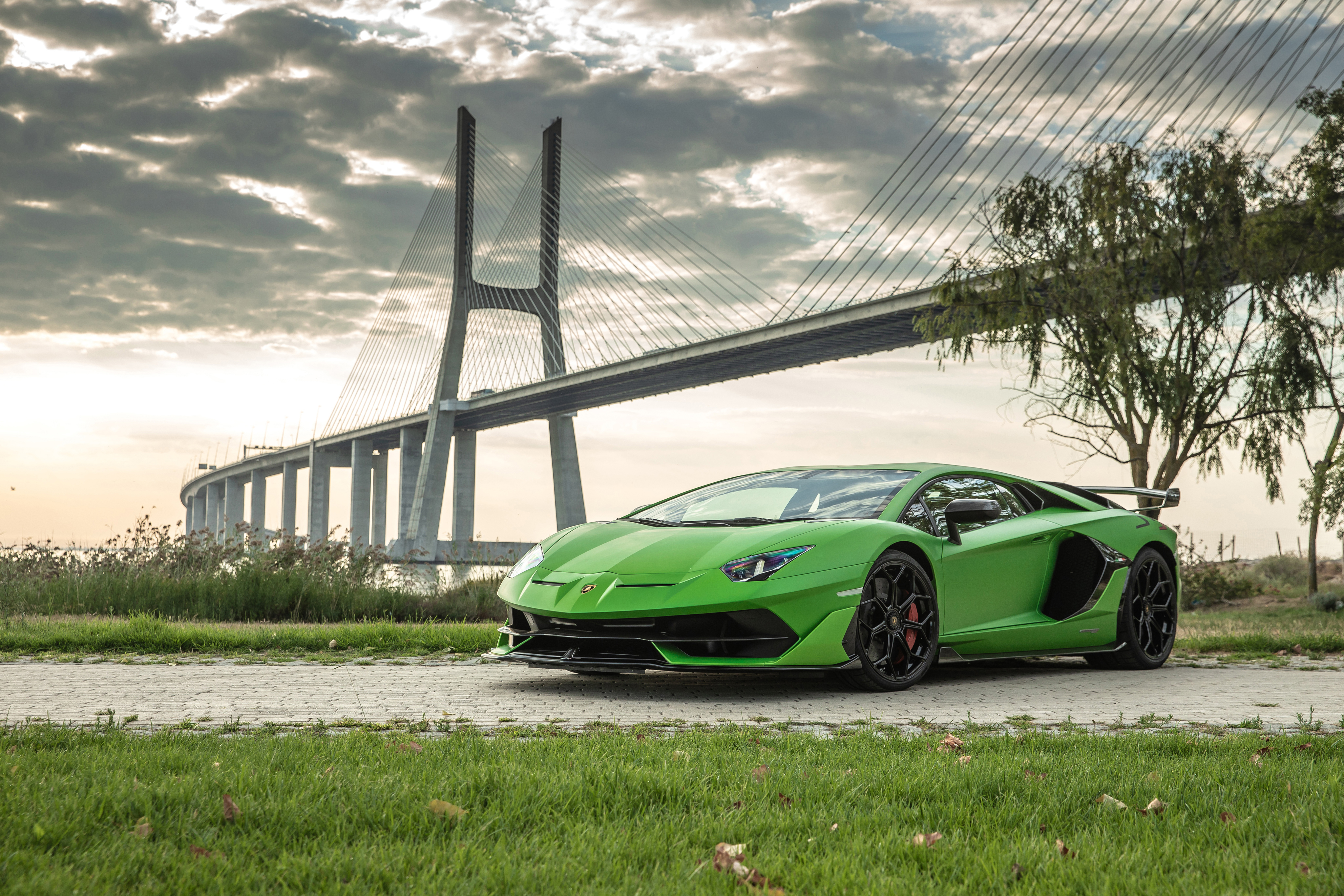 Aventador SVJ 2019 Front, HD Cars, 4k