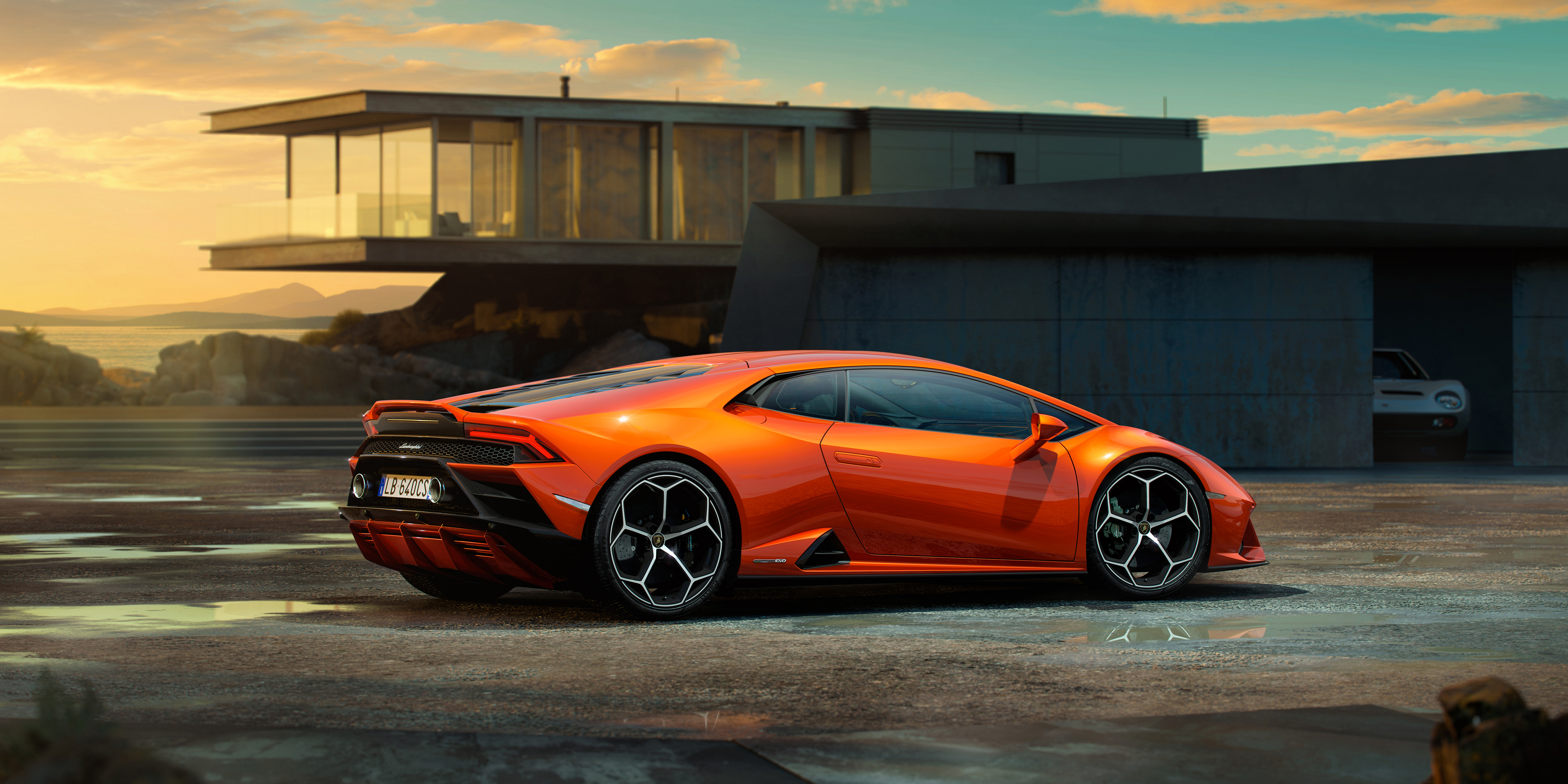 Lamborghini Huracan EVO 2019 Side View, HD Cars, 4k Wallpapers, Images