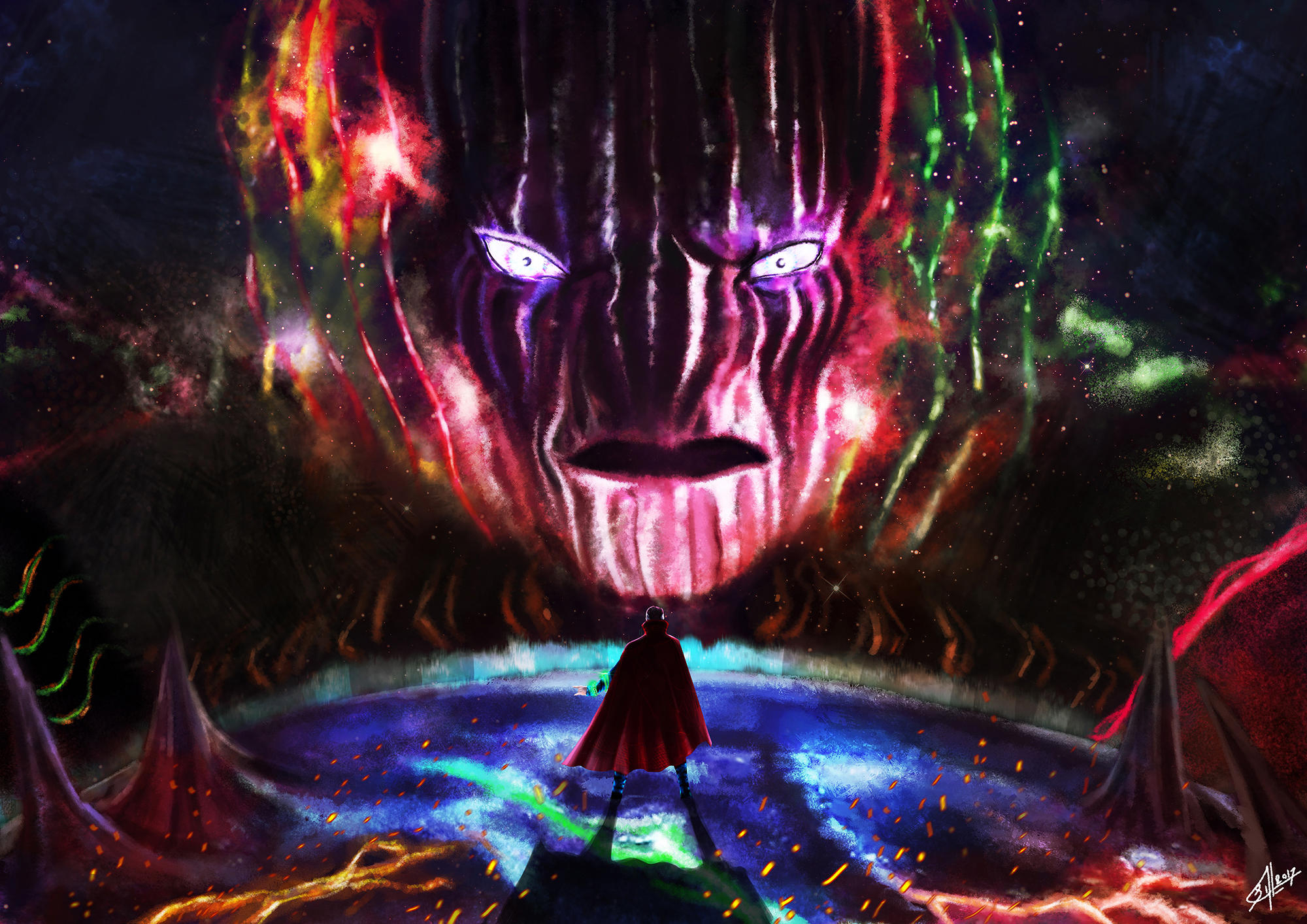 Marvel Doctor Strange Digital Art, HD Superheroes, 4k ...