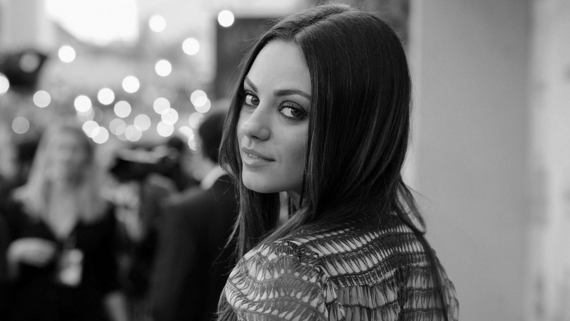 Mila Kunis Monochrome Hd Celebrities 4k Wallpapers Images Backgrounds Photos And Pictures