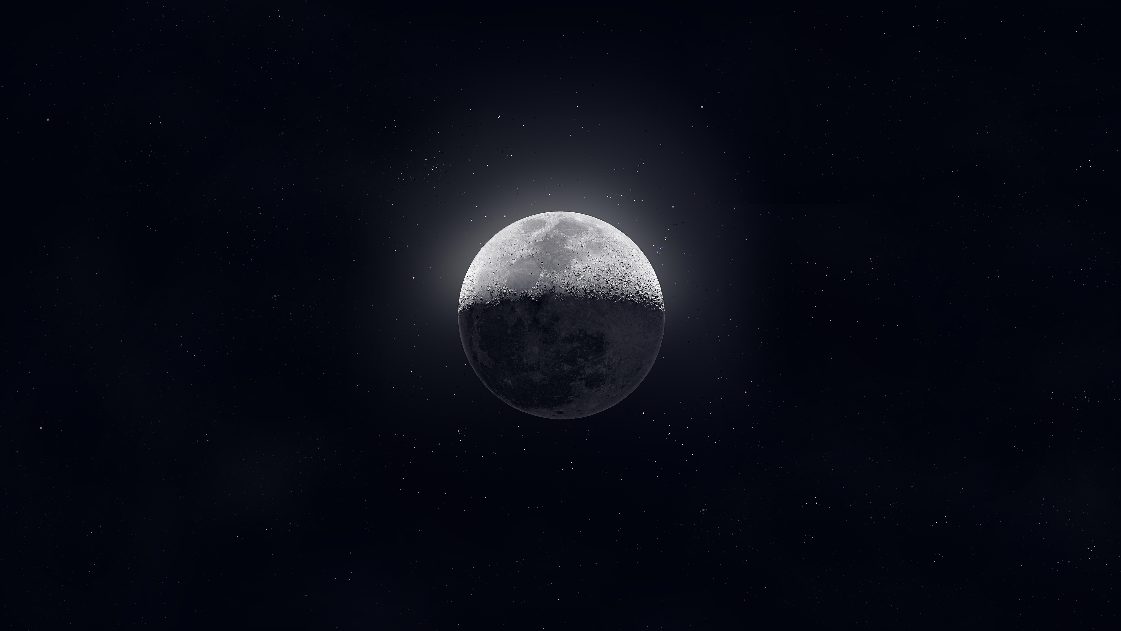 Moon Dark Sight 4K, Hd Digital Universe, 4K Wallpapers, Images