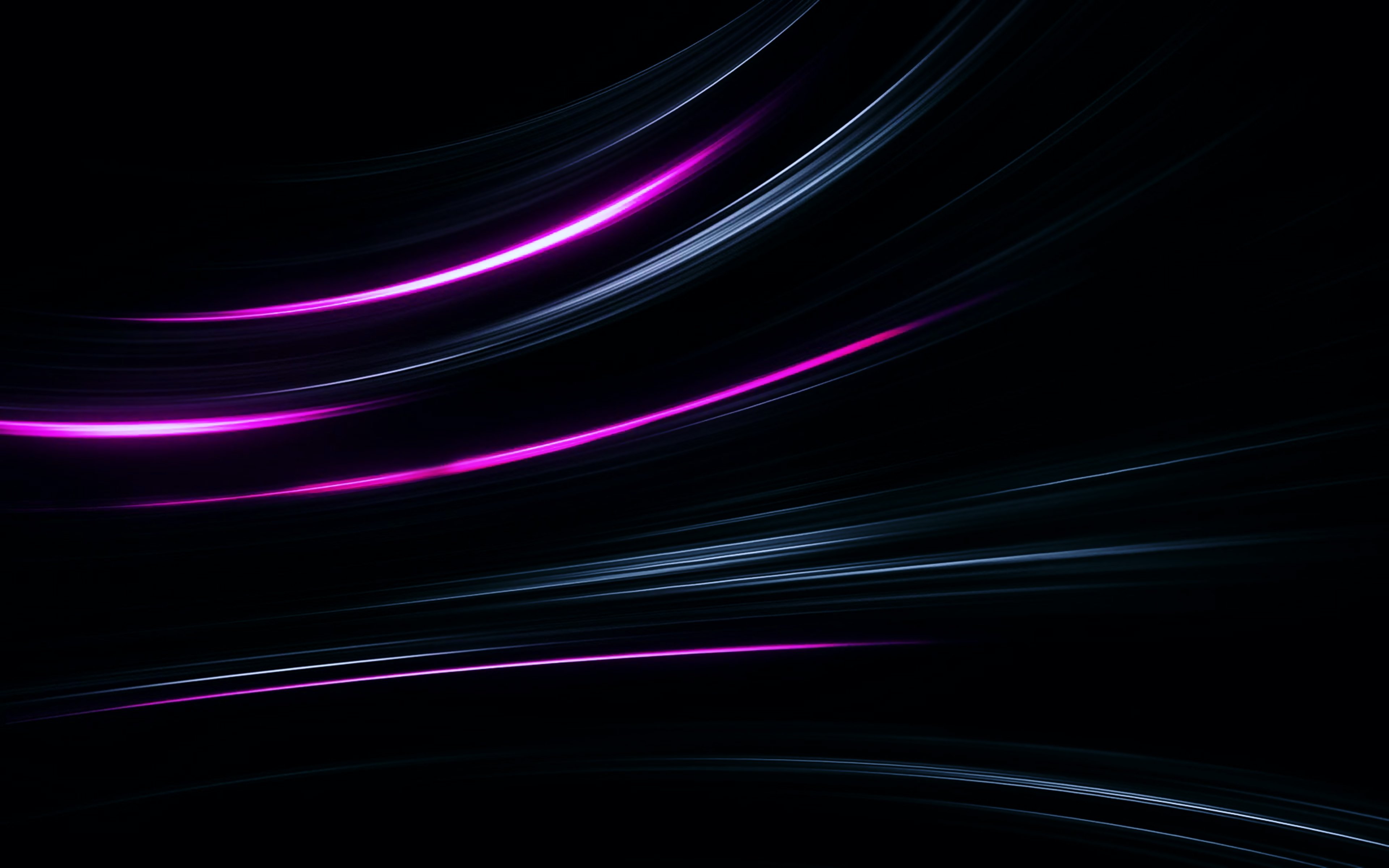 Neon Lines Abstract Glowing Lines, HD Abstract, 4k ...